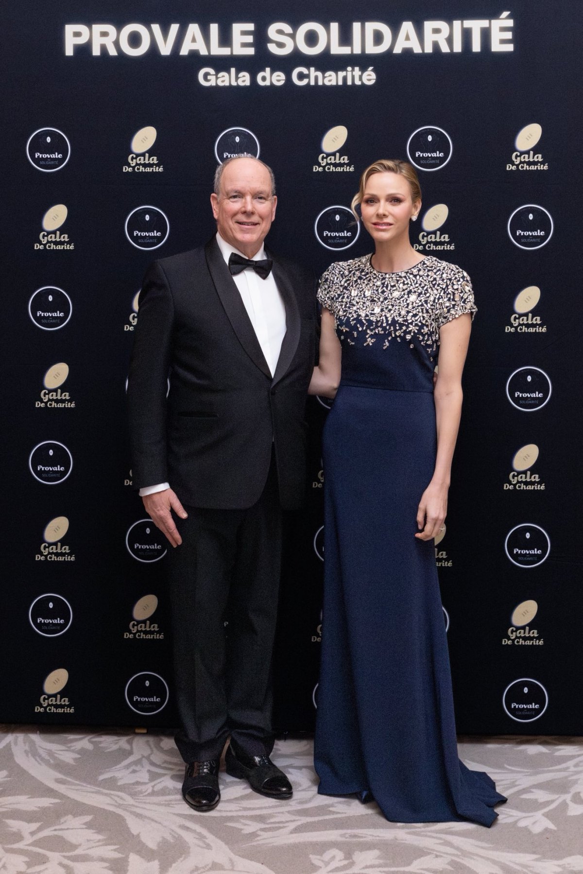 The Prince and Princess of Monaco attend the Provale Solidarité gala on March 13, 2026 (Sarah Steck/Palais Princier de Monaco)