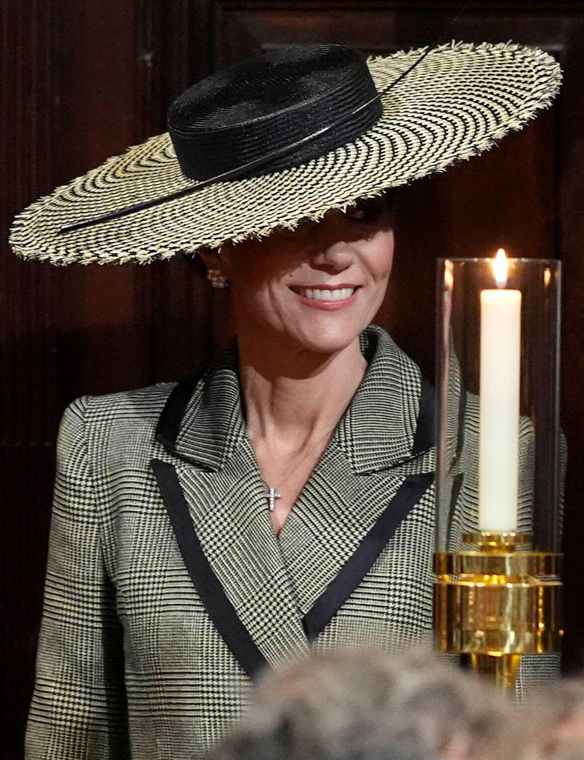 The Prince and Princess of Wales attend the enthronement ceremony installing Dame Sarah Mullally as the 106th Archbishop of Canterbury at Canterbury Cathedral in Kent on March 25, 2026 (Jordan Pettitt/PA Images/Alamy)