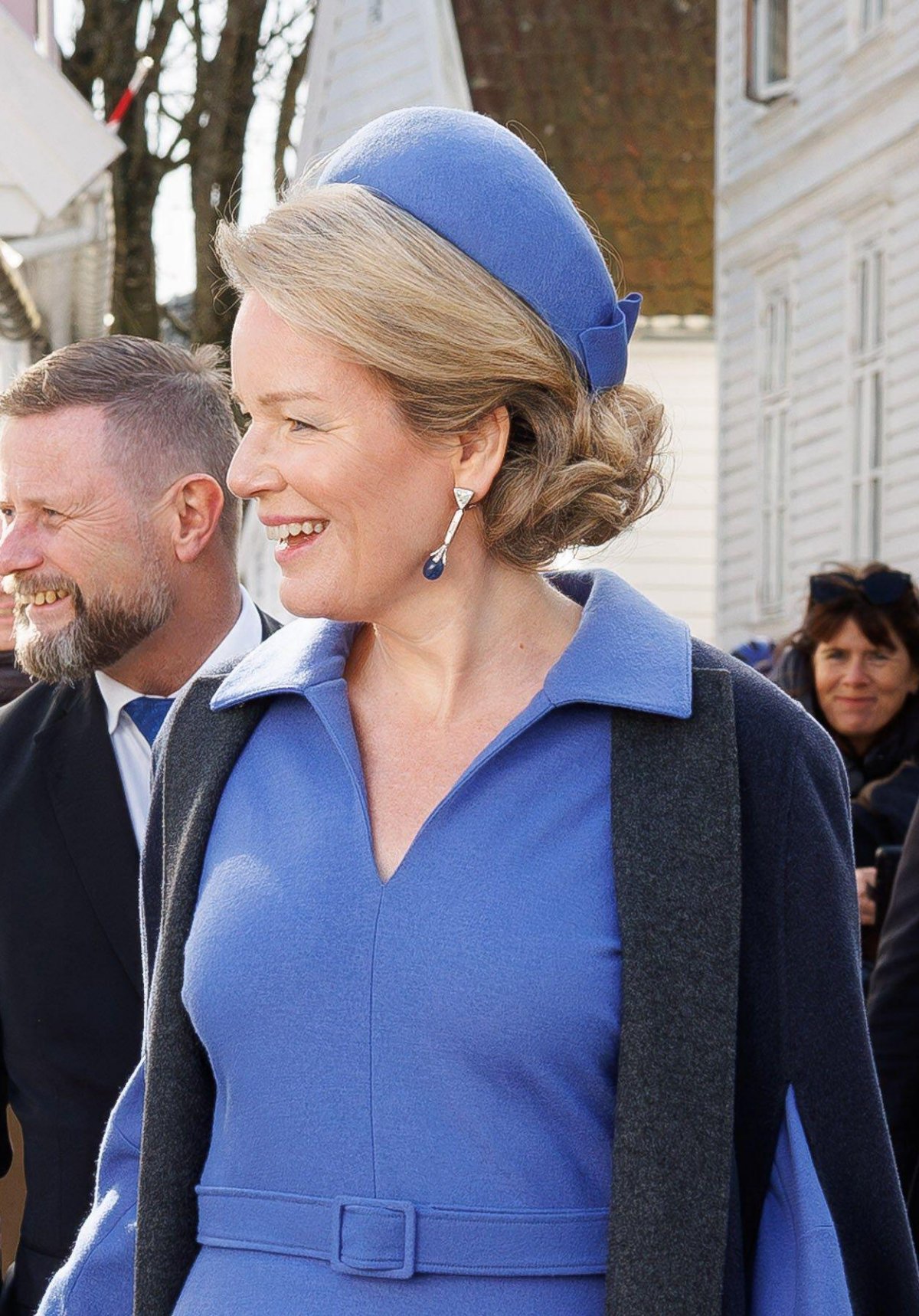 The King and Queen of the Belgians and the Crown Prince of Norway visit Stavanger on March 26, 2026 (BENOIT DOPPAGNE/Belga News Agency/Alamy)