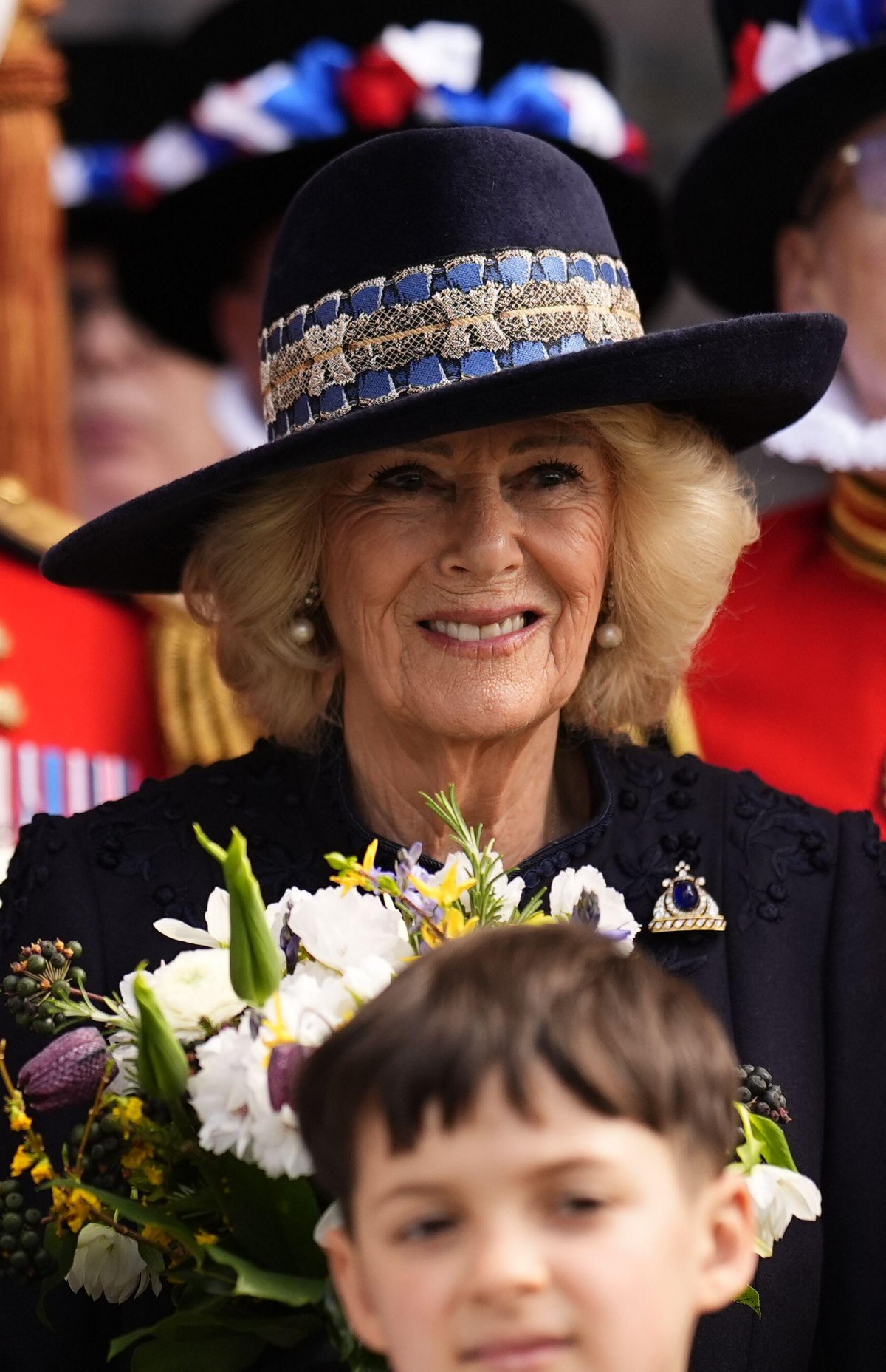 King Charles III and Queen Camilla attend the Royal Maundy service at St. Asaph Cathedral in North Wales on April 2, 2026 (Aaron Chown/PA Images/Alamy)