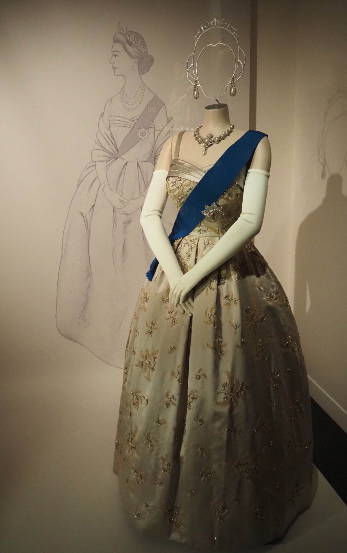 Views of Queen Elizabeth II: Her Life In Style at the King's Gallery, Buckingham Palace in London on April 9, 2026 (Photograph © Lauren Kiehna. All rights reserved.)