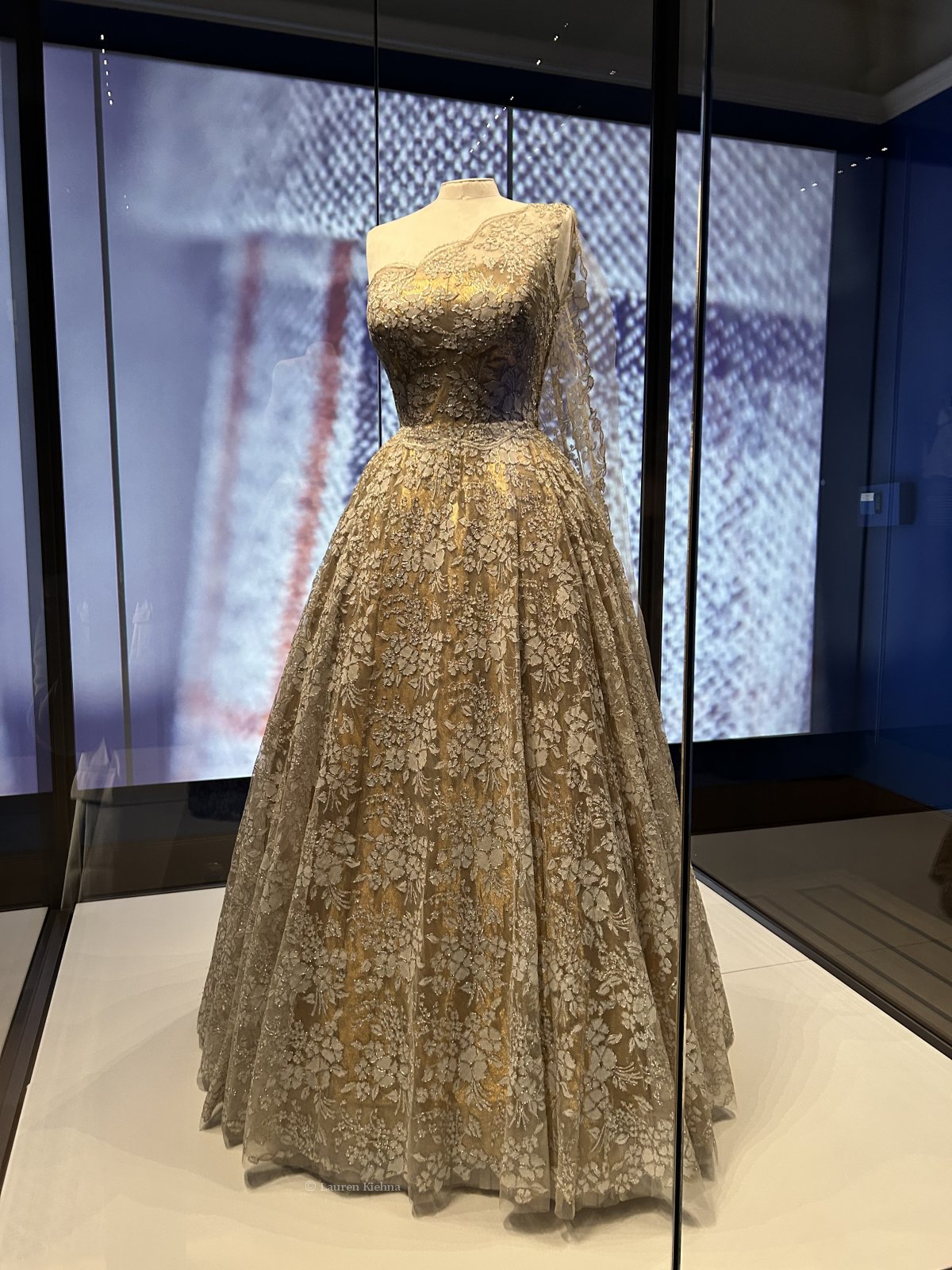 Views of Queen Elizabeth II: Her Life In Style at the King's Gallery, Buckingham Palace in London on April 9, 2026 (Photograph © Lauren Kiehna. All rights reserved.)