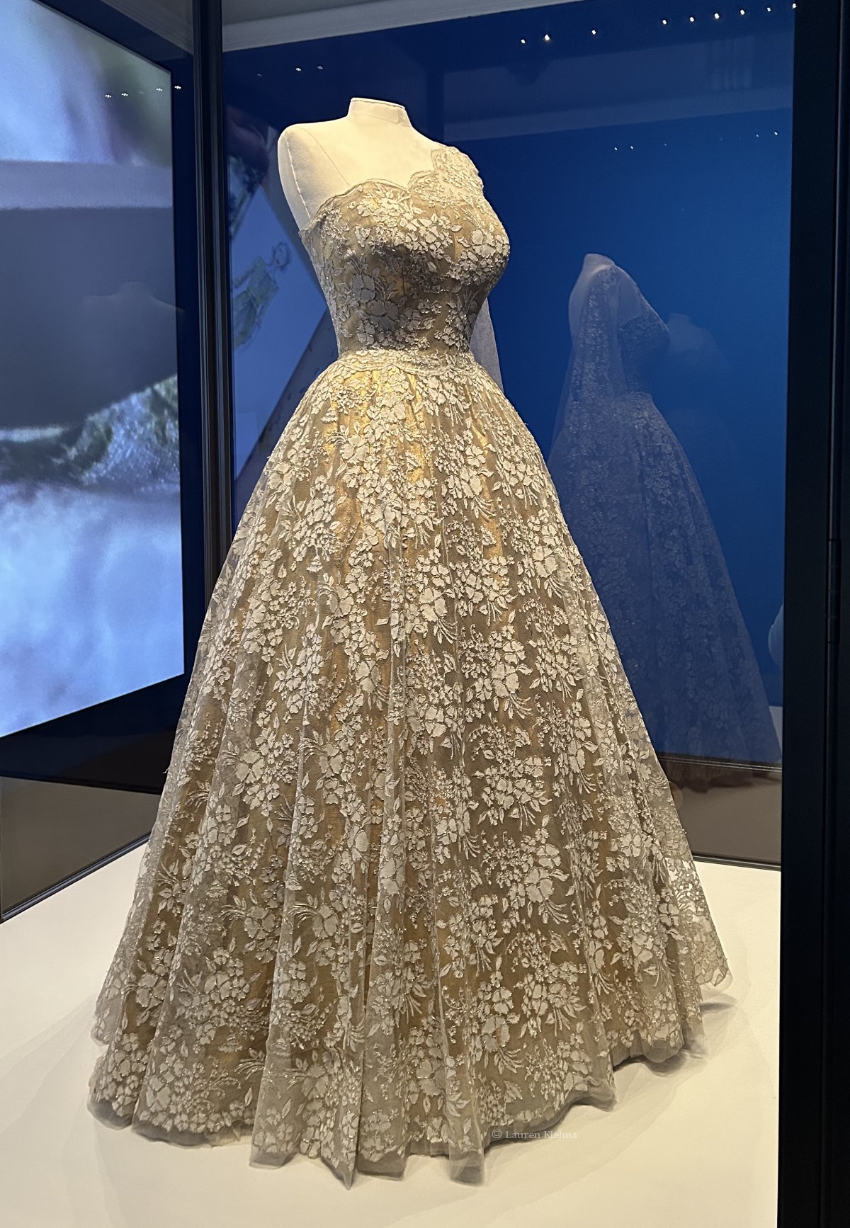 Views of Queen Elizabeth II: Her Life In Style at the King's Gallery, Buckingham Palace in London on April 9, 2026 (Photograph © Lauren Kiehna. All rights reserved.)