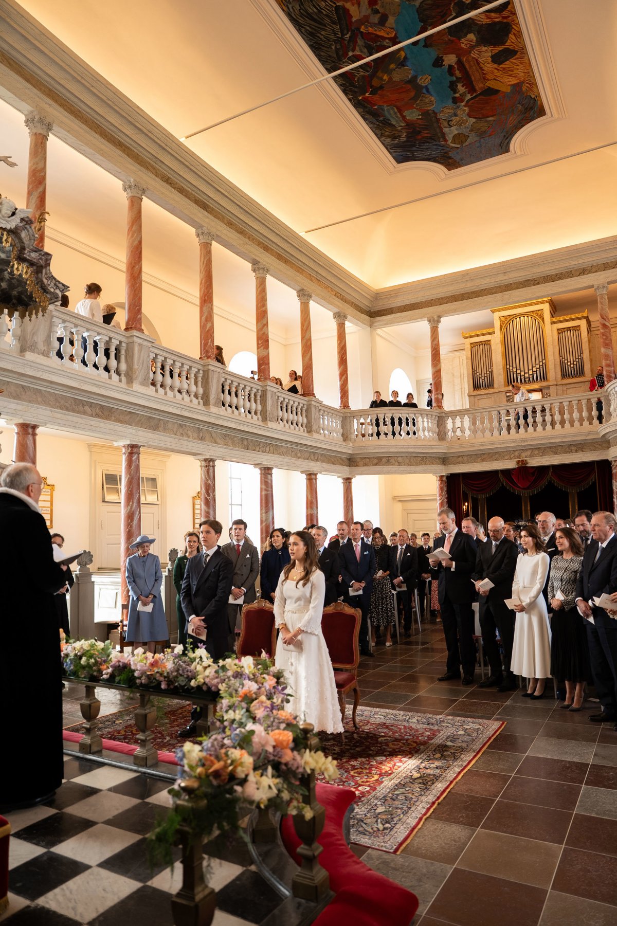 Prince Vincent and Princess Josephine of Denmark are confirmed in the chapel of Fredensborg Palace on April 18, 2026 (Kongehuset)