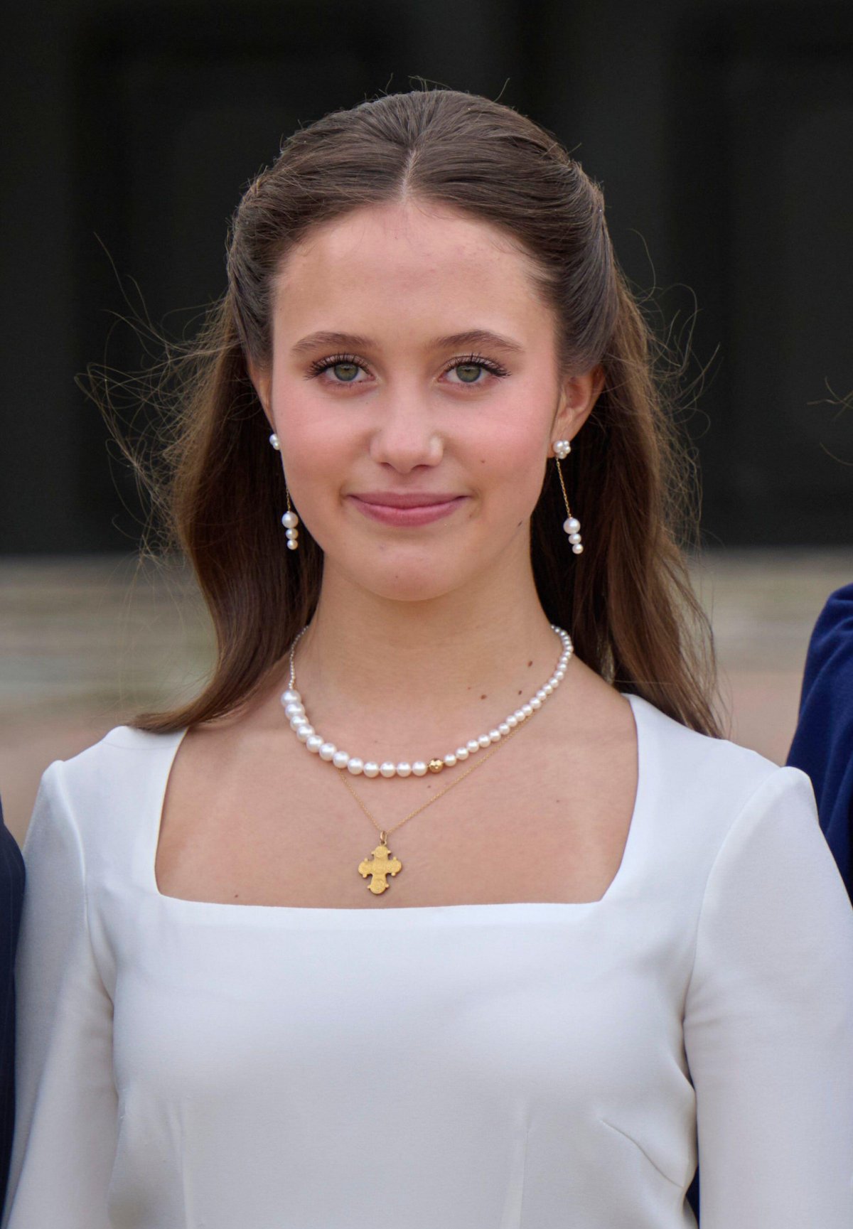 Prince Vincent and Princess Josephine of Denmark pose for photographs outside Fredensborg Palace after their confirmation on April 18, 2026 (Stefan Lindblom/TT News Agency/Alamy)