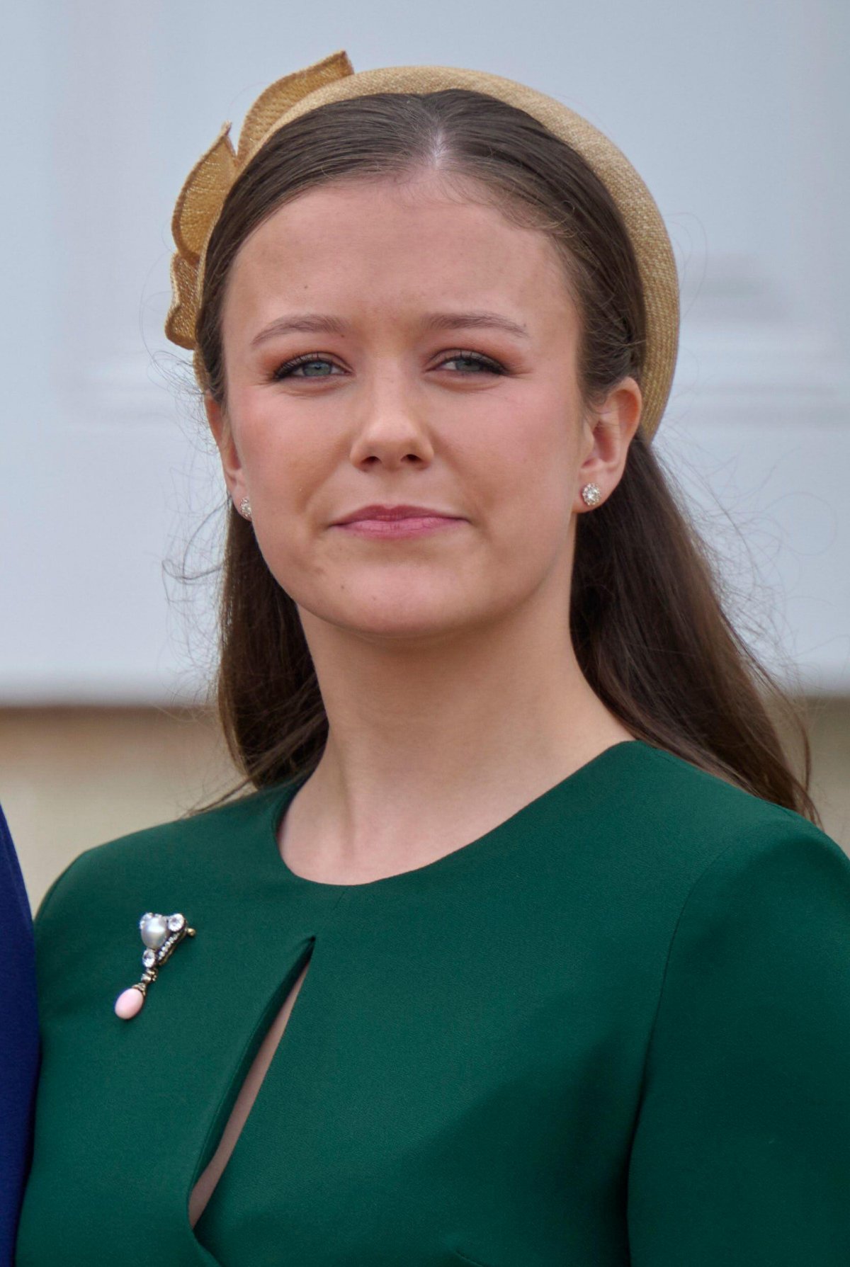 Prince Vincent and Princess Josephine of Denmark pose for photographs outside Fredensborg Palace after their confirmation on April 18, 2026 (Stefan Lindblom/TT News Agency/Alamy)