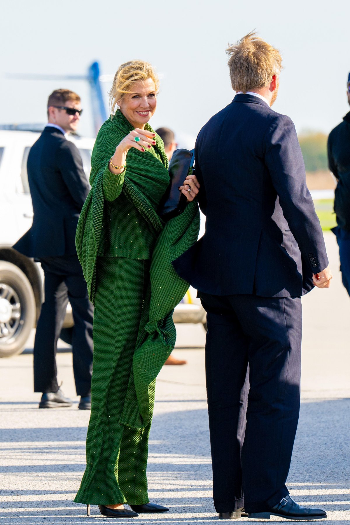 The King and Queen of the Netherlands visit Philadelphia on April 12, 2026 (Patrick van Emst/NLBeeld/Alamy)