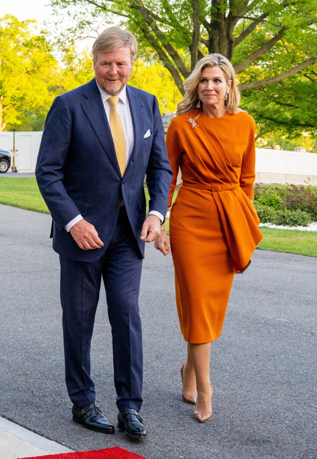 The King and Queen of the Netherlands visit Washington, D.C. on April 13, 2026 (Patrick van Emst/NLBeeld/Alamy)