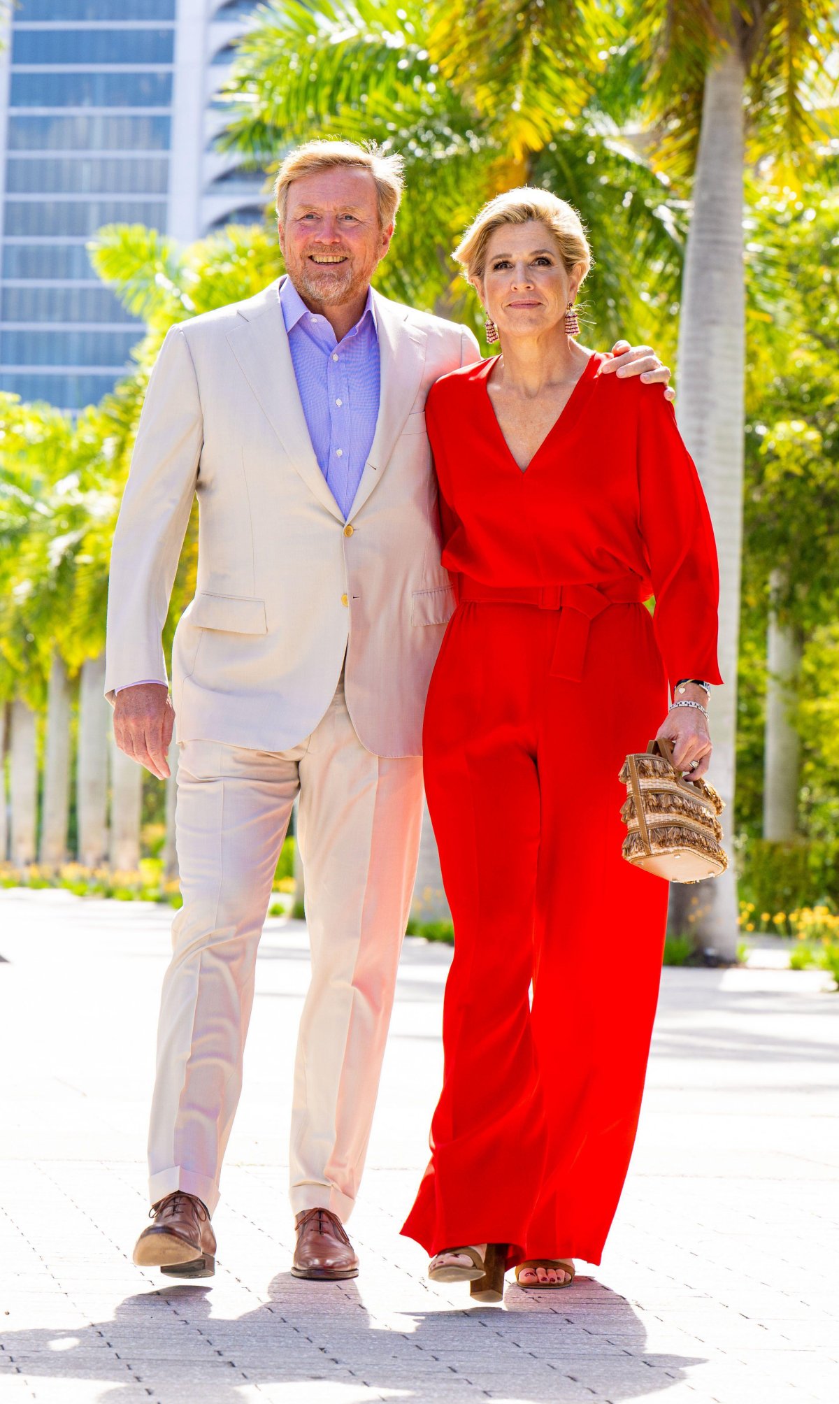 The King and Queen of the Netherlands visit Miami on April 14, 2026 (Patrick van Emst/NLBeeld/Alamy)