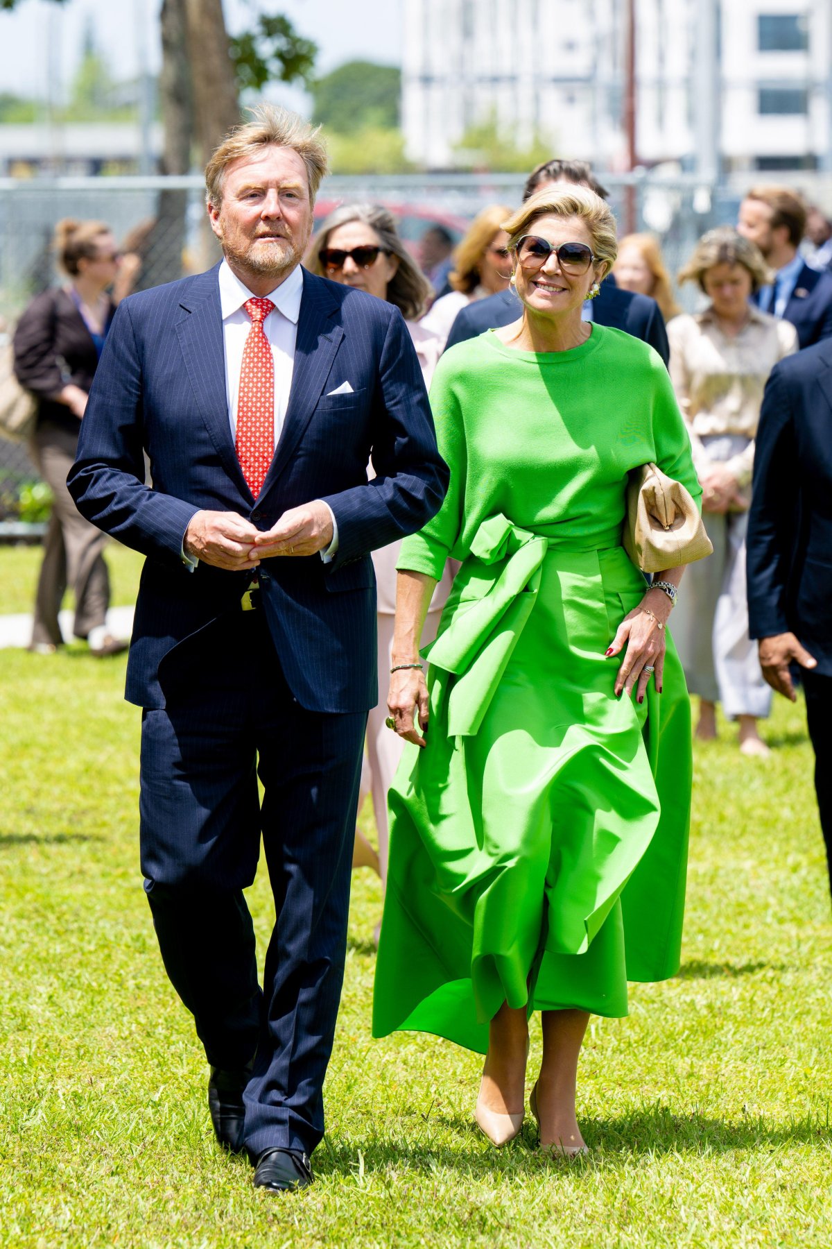 The King and Queen of the Netherlands visit Miami on April 14, 2026 (Patrick van Emst/NLBeeld/Alamy)
