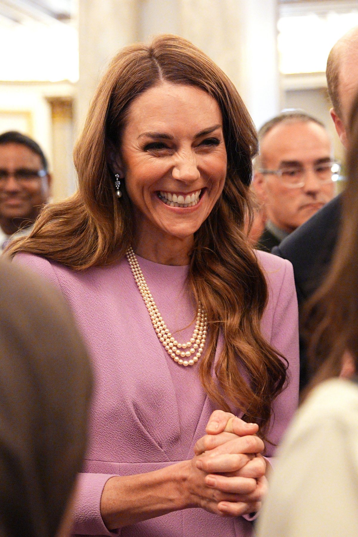 Members of the royal family celebrate the centenary of Queen Elizabeth II's birth during a reception at Buckingham Palace in London on April 21, 2026 (Aaron Chown/PA Images/Alamy)