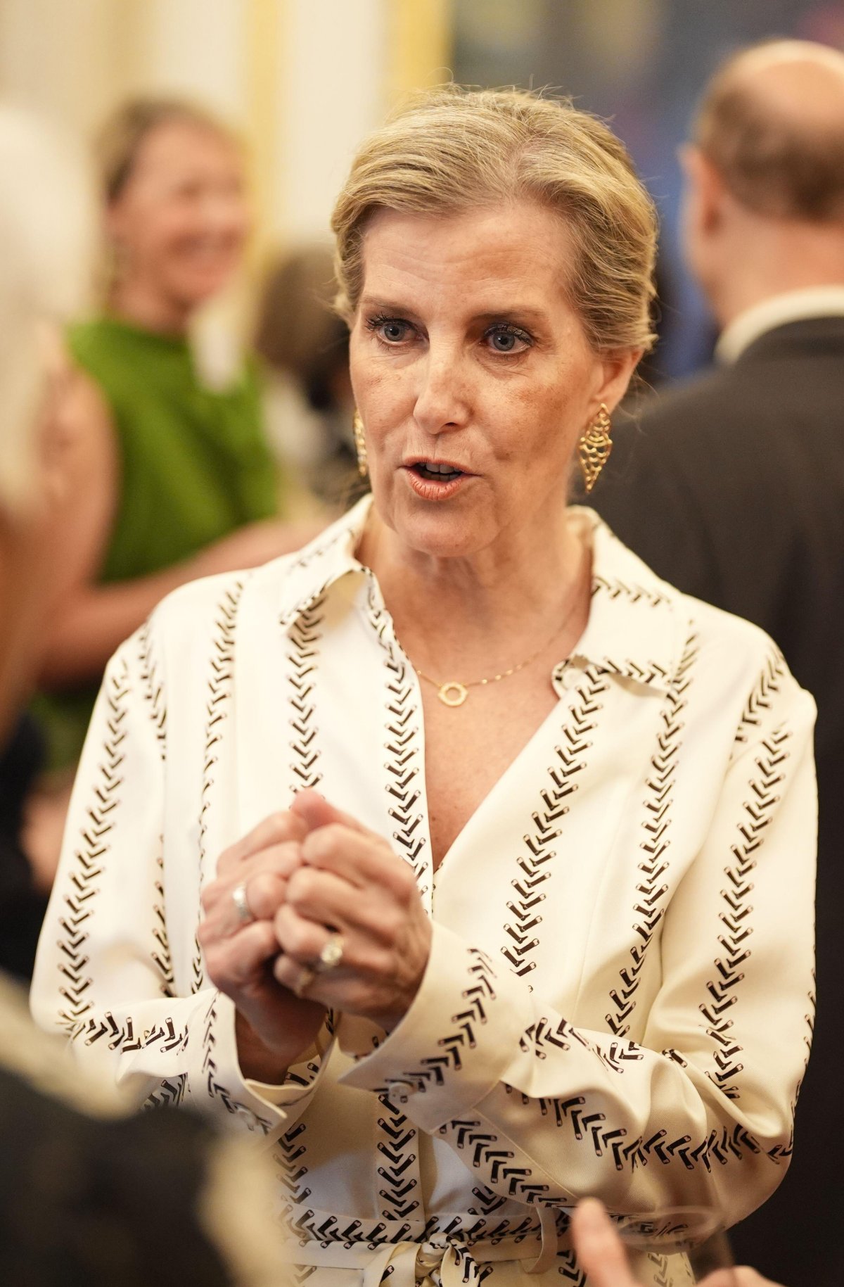 Members of the royal family celebrate the centenary of Queen Elizabeth II's birth during a reception at Buckingham Palace in London on April 21, 2026 (Jordan Pettitt/PA Images/Alamy)