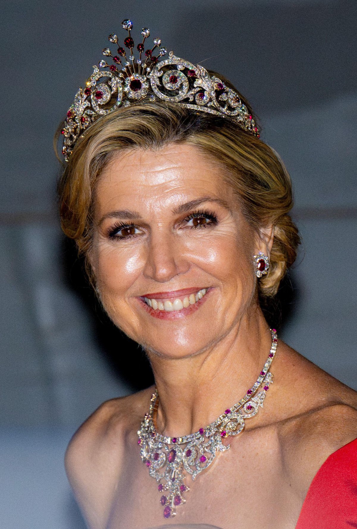 The King and Queen of the Netherlands host a dinner for members of the Diplomatic Corps at the Royal Palace in Amsterdam on April 23, 2026 (Patrick van Emst/NLBeeld/Alamy)