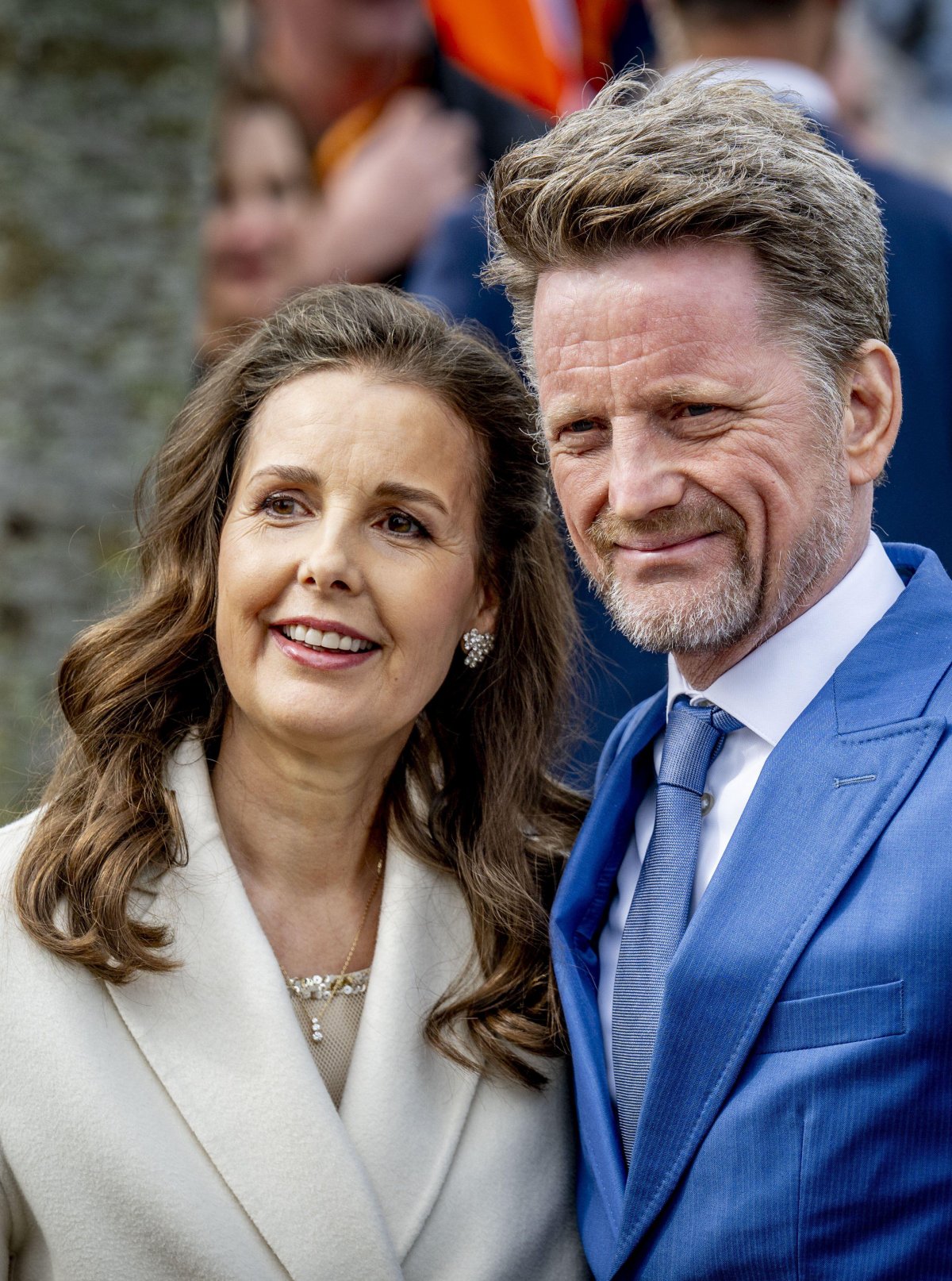 The King and Queen of the Netherlands are joined by their daughters and members of the extended Dutch royal family for King's Day celebrations in Dokkum on April 27, 2026 (ROBIN UTRECHT/ANP/Alamy)