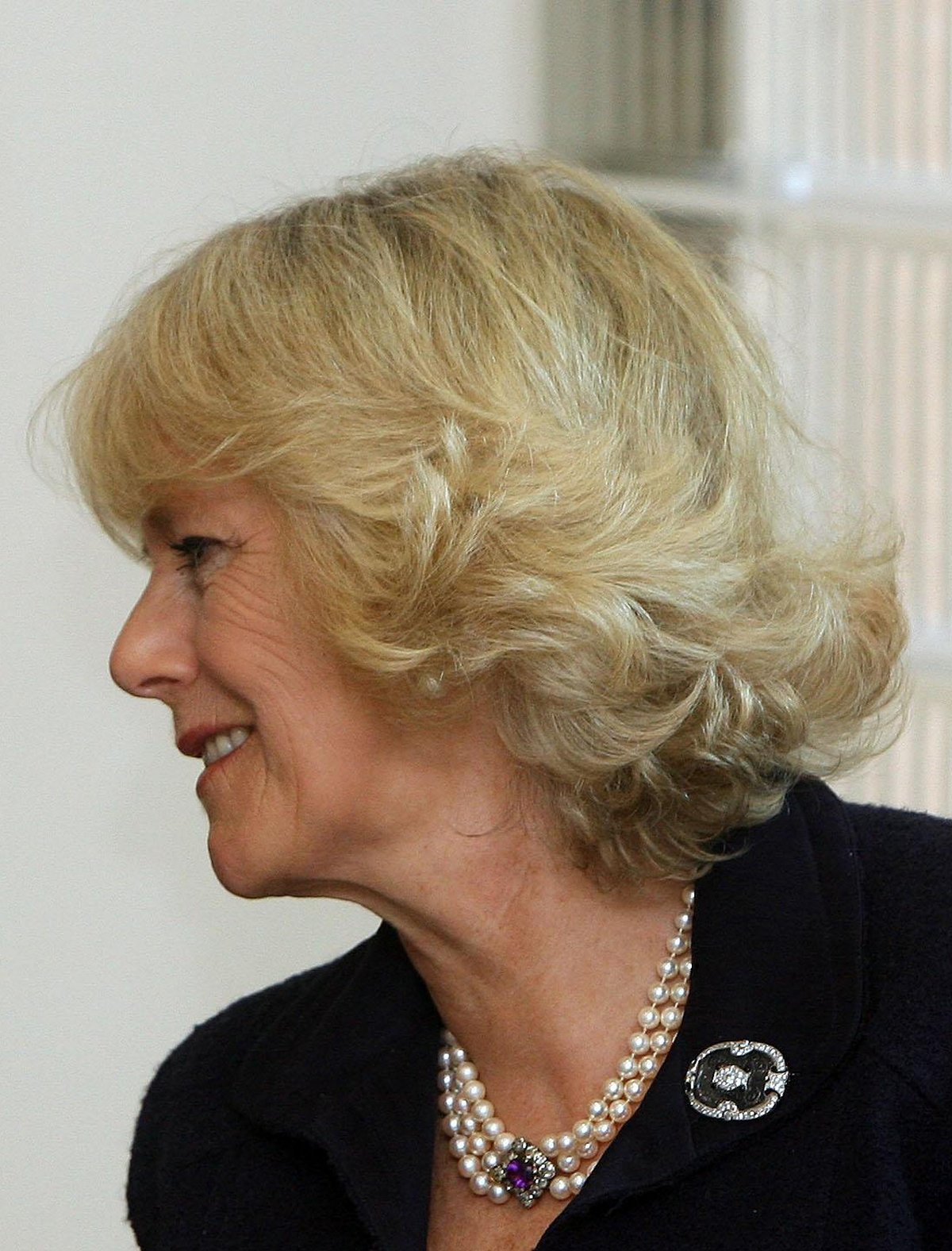 The Duchess of Cornwall visits the Krakow Community Centre in Poland on April 28, 2008 (Lewis Whyld/PA Images/Alamy)