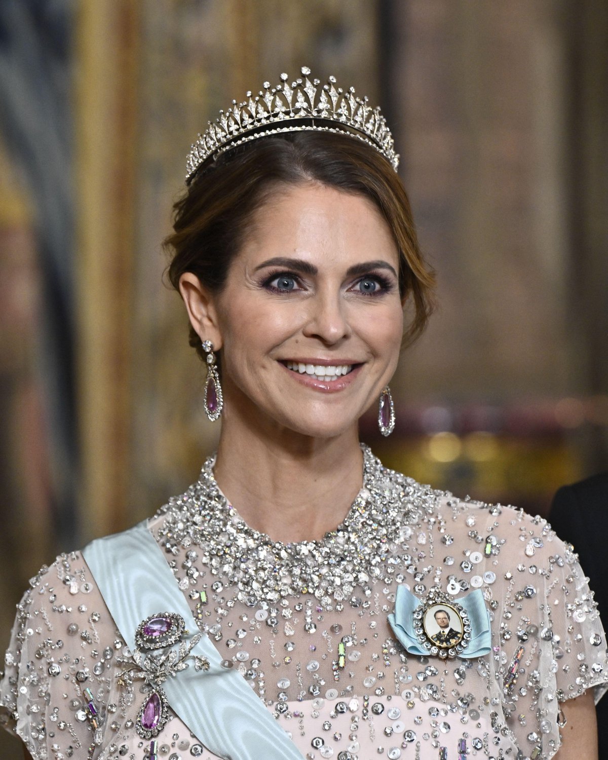 Royals attend a gala dinner celebrating the 80th birthday of the King of Sweden at the Royal Palace in Stockholm on April 30, 2026 (Christine Olsson/TT News Agency)