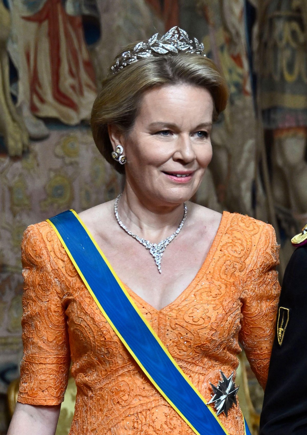 Royals attend a gala dinner celebrating the 80th birthday of the King of Sweden at the Royal Palace in Stockholm on April 30, 2026 (Pontus Lundahl/TT News Agency)