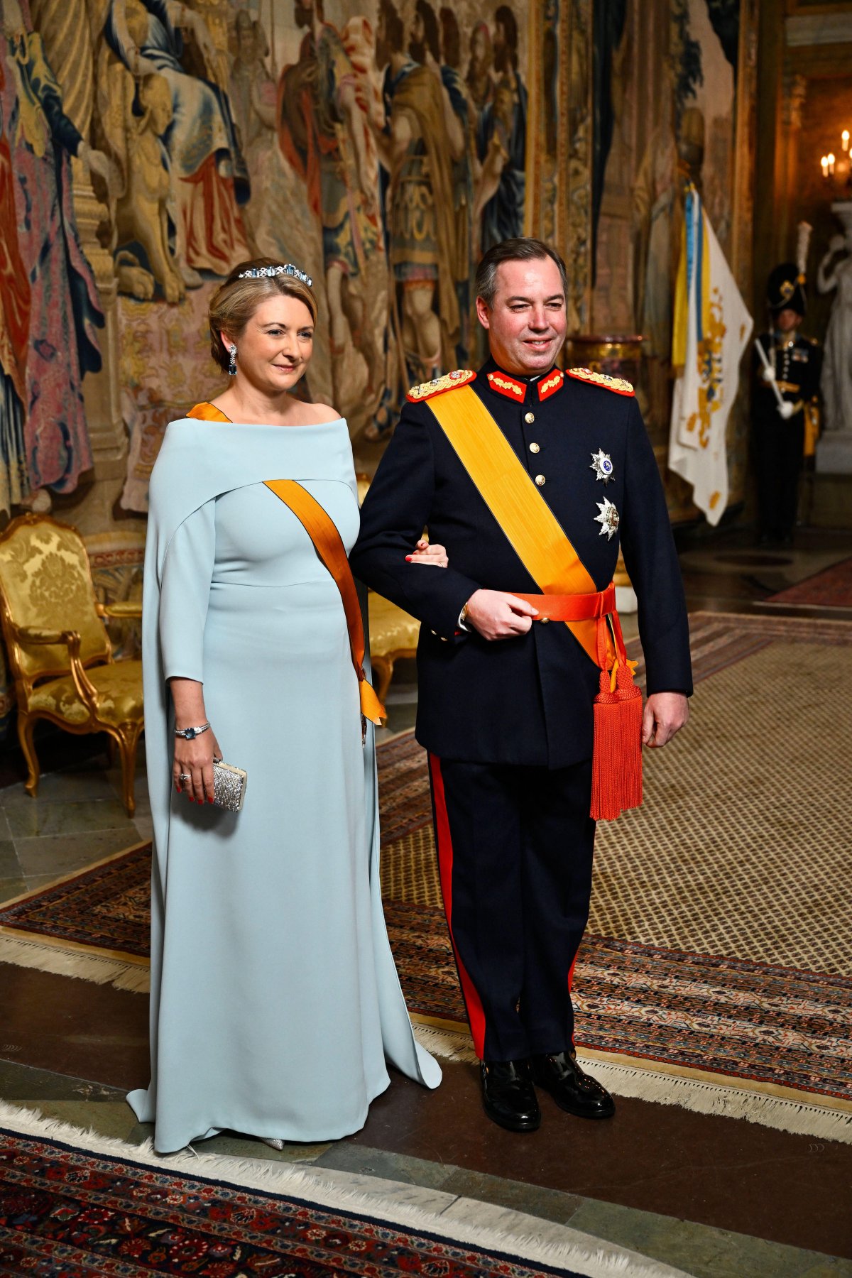 Royals attend a gala dinner celebrating the 80th birthday of the King of Sweden at the Royal Palace in Stockholm on April 30, 2026 (Pontus Lundahl/TT News Agency)