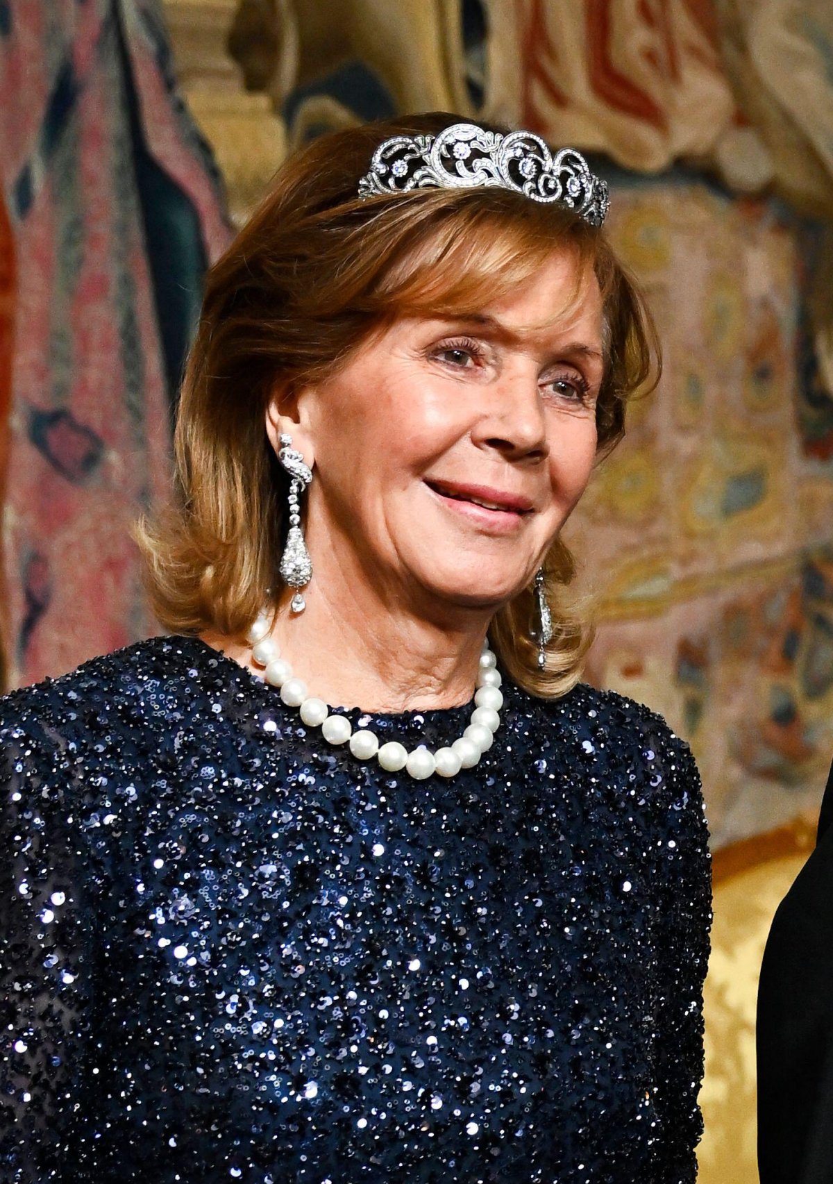 Royals attend a gala dinner celebrating the 80th birthday of the King of Sweden at the Royal Palace in Stockholm on April 30, 2026 (Pontus Lundahl/TT News Agency)
