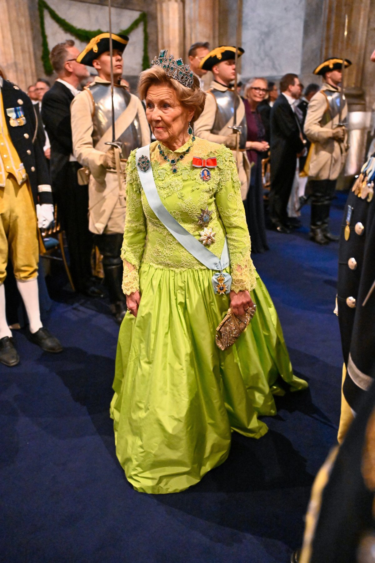 Royals attend a gala dinner celebrating the 80th birthday of the King of Sweden at the Royal Palace in Stockholm on April 30, 2026 (Henrik Montgomery/TT News Agency)