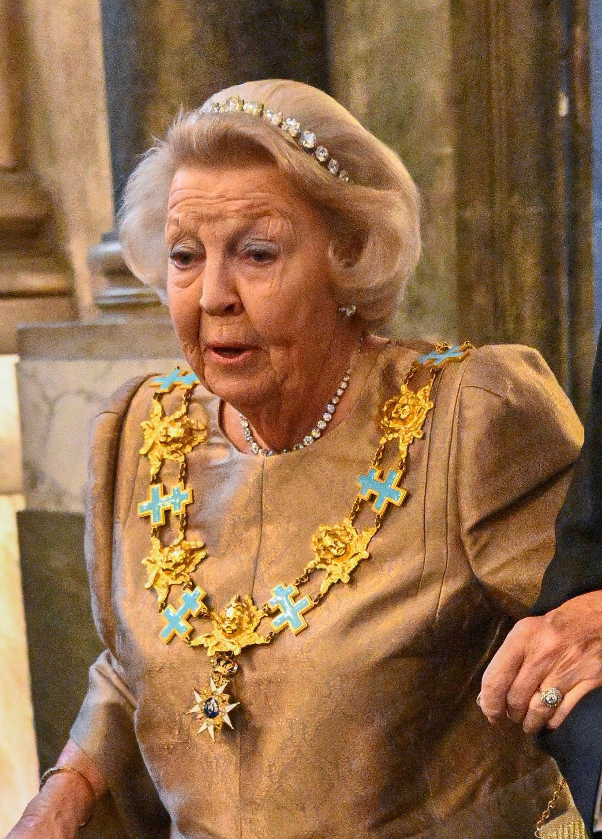 Royals attend a gala dinner celebrating the 80th birthday of the King of Sweden at the Royal Palace in Stockholm on April 30, 2026 (Henrik Montgomery/TT News Agency)