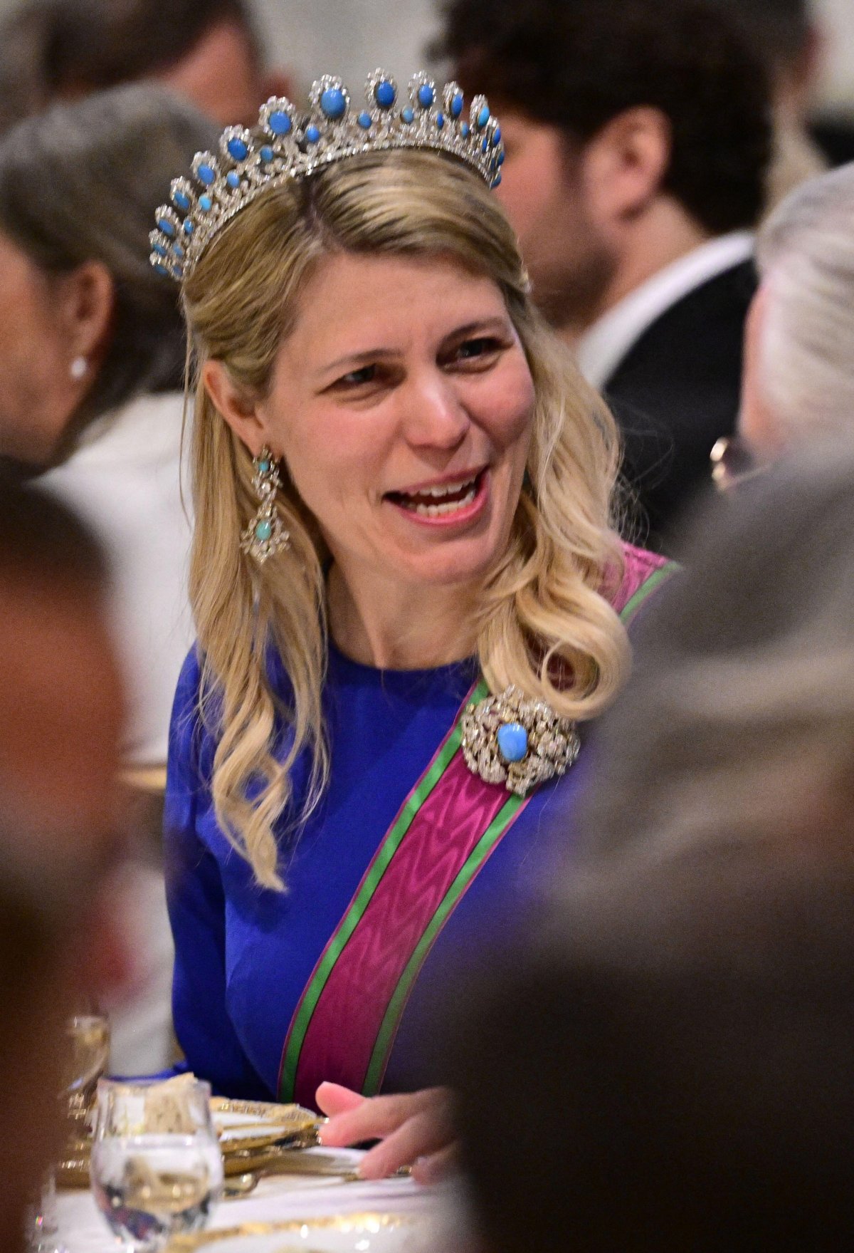 Royals attend a gala dinner celebrating the 80th birthday of the King of Sweden at the Royal Palace in Stockholm on April 30, 2026 (Jonas Ekströmer/TT News Agency)