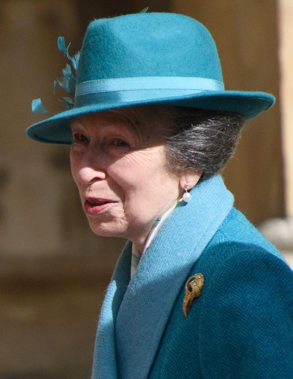 The Princess Royal attends an Easter Sunday service at St. George's Chapel, Windsor on April 5, 2026 (Justin Ng/Alamy)
