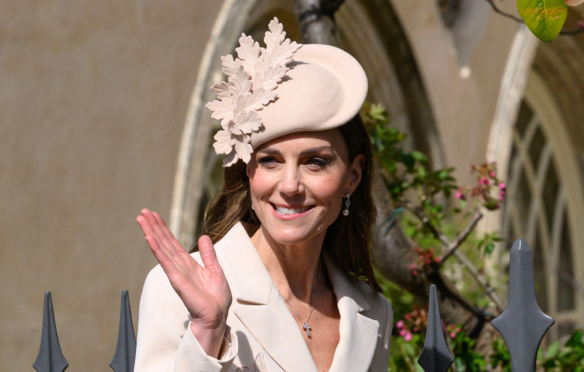 The Princess of Wales attends an Easter Sunday service at St. George's Chapel, Windsor on April 5, 2026 (Doug Peters/EMPICS/Alamy)