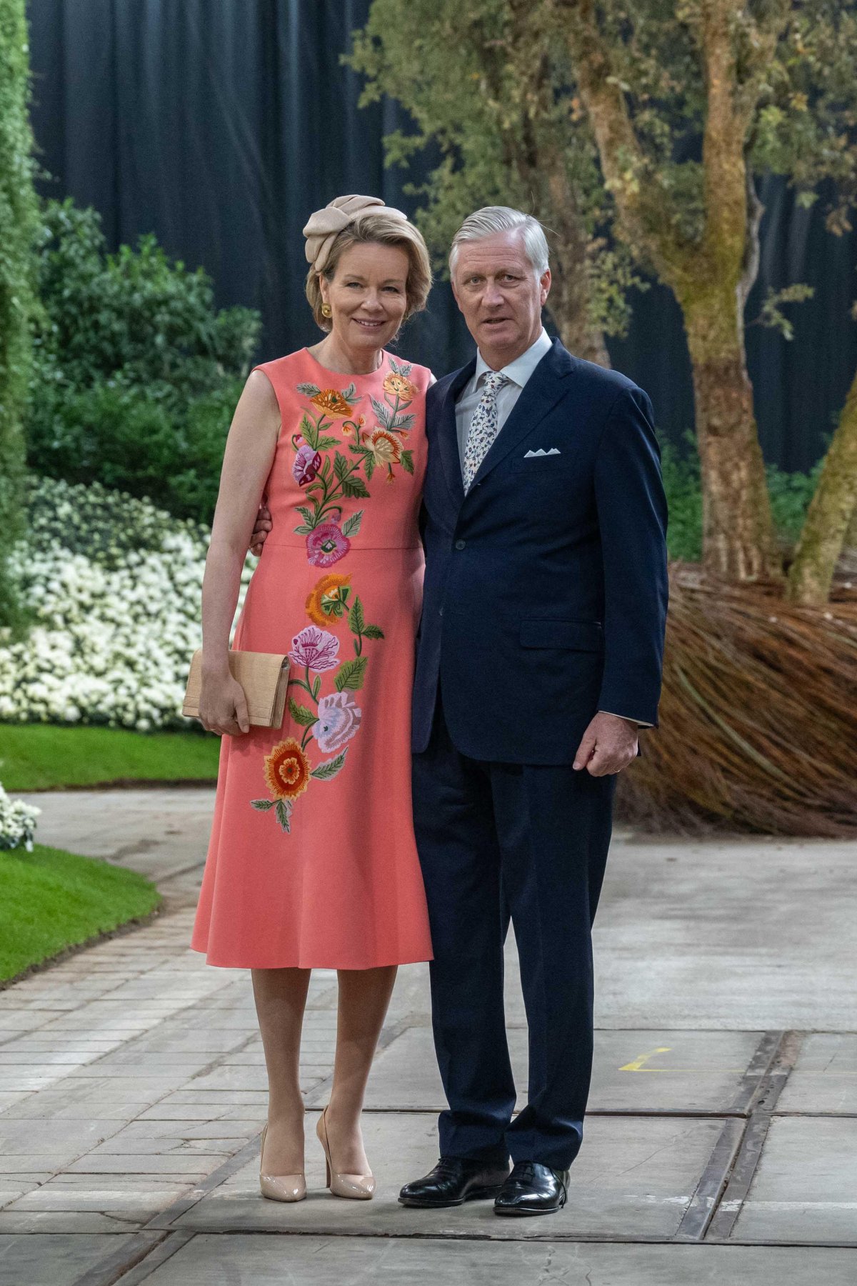 The King and Queen of the Belgians visit the Floraliën flower festival in Ghent on April 30, 2026 (JONAS ROOSENS/Belga News Agency/Alamy)