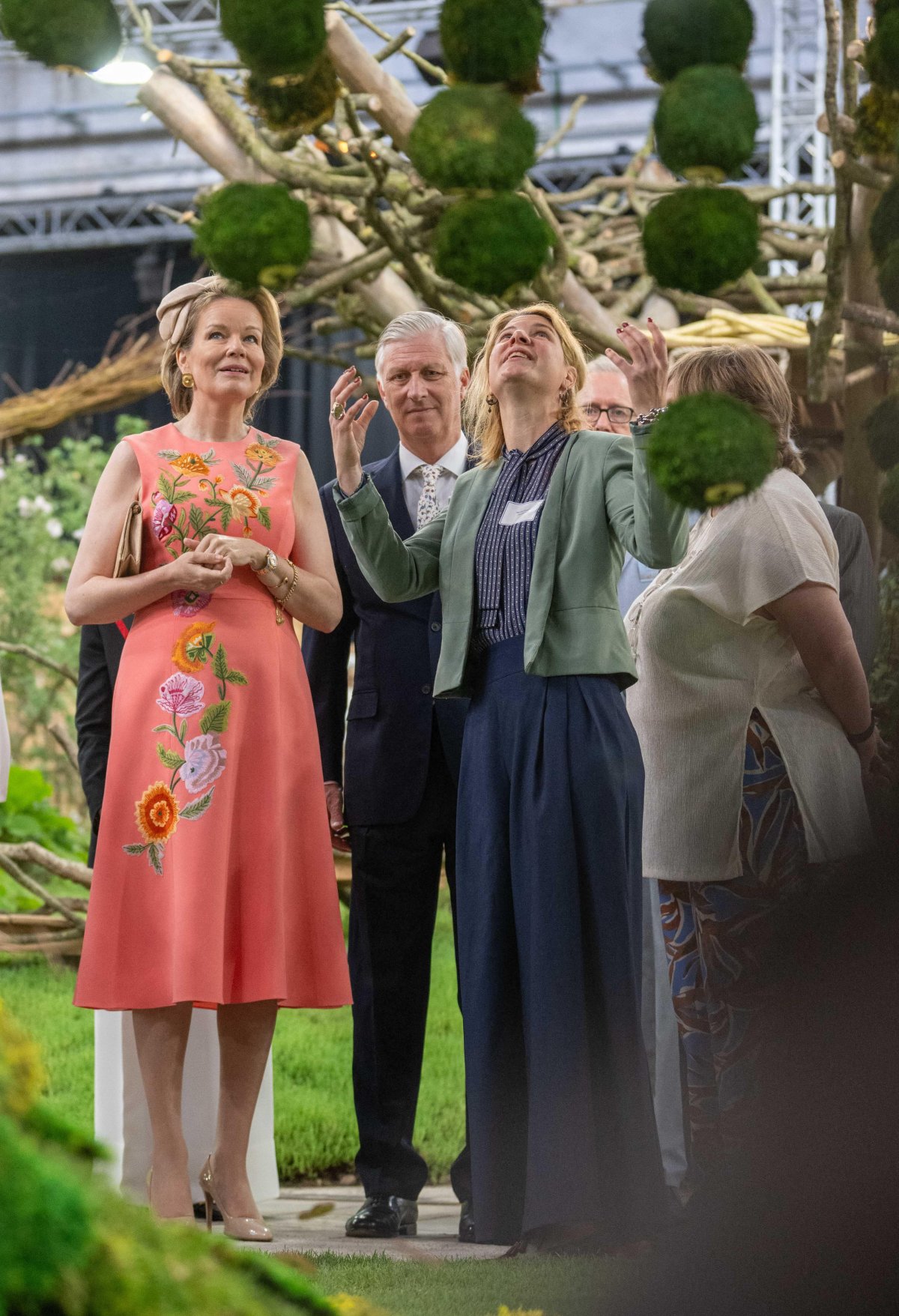 The King and Queen of the Belgians visit the Floraliën flower festival in Ghent on April 30, 2026 (JONAS ROOSENS/Belga News Agency/Alamy)