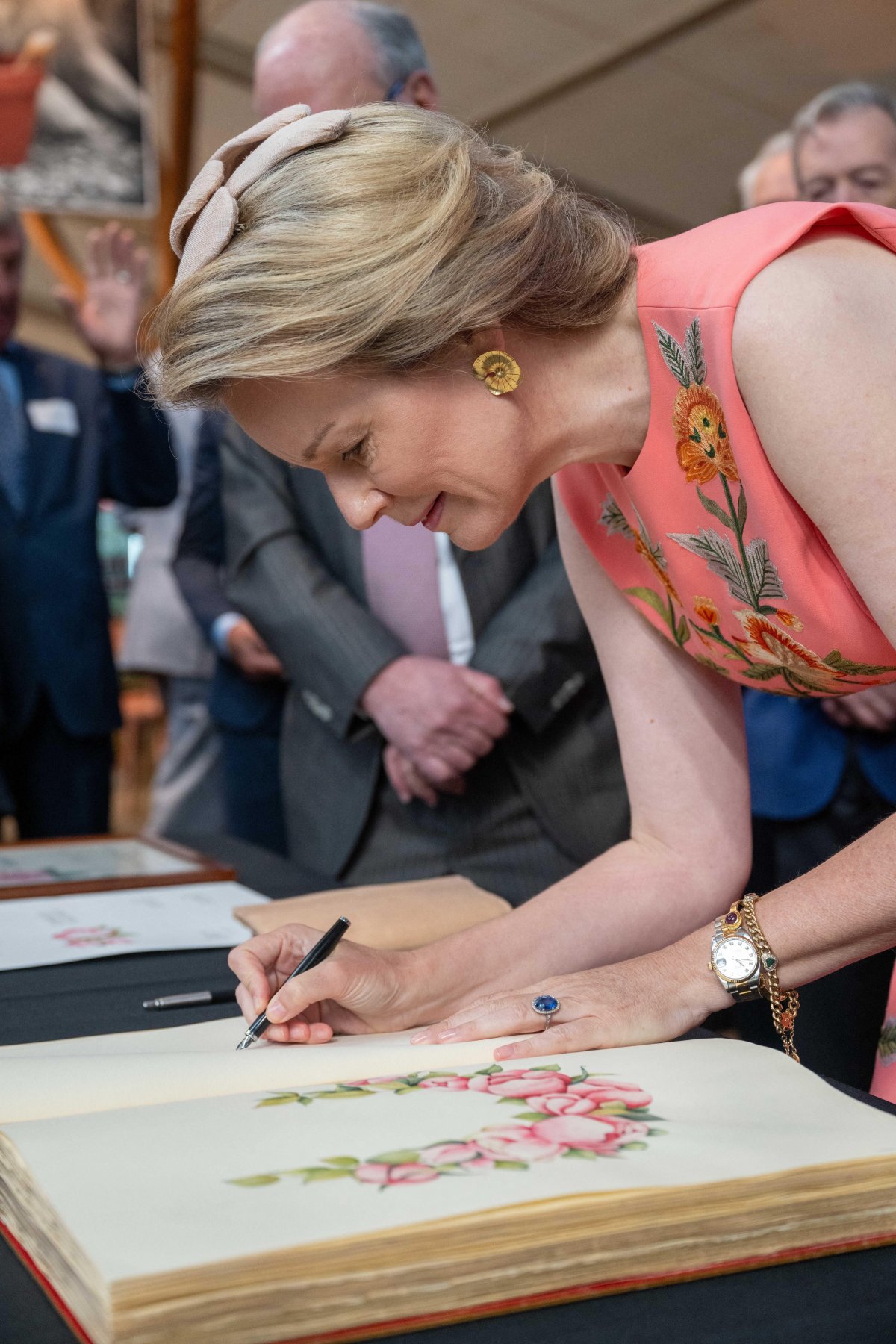 The King and Queen of the Belgians visit the Floraliën flower festival in Ghent on April 30, 2026 (JONAS ROOSENS/Belga News Agency/Alamy)