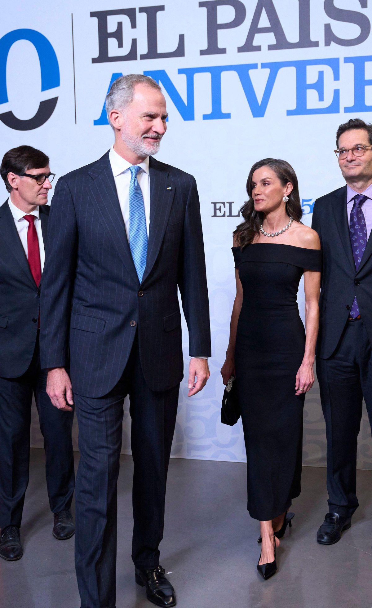 The King and Queen of Spain attend a celebration of the 50th anniversary of the newspaper El Pais in Barcelona on May 4, 2026 (Jack Abuin/Zuma Press/Alamy)
