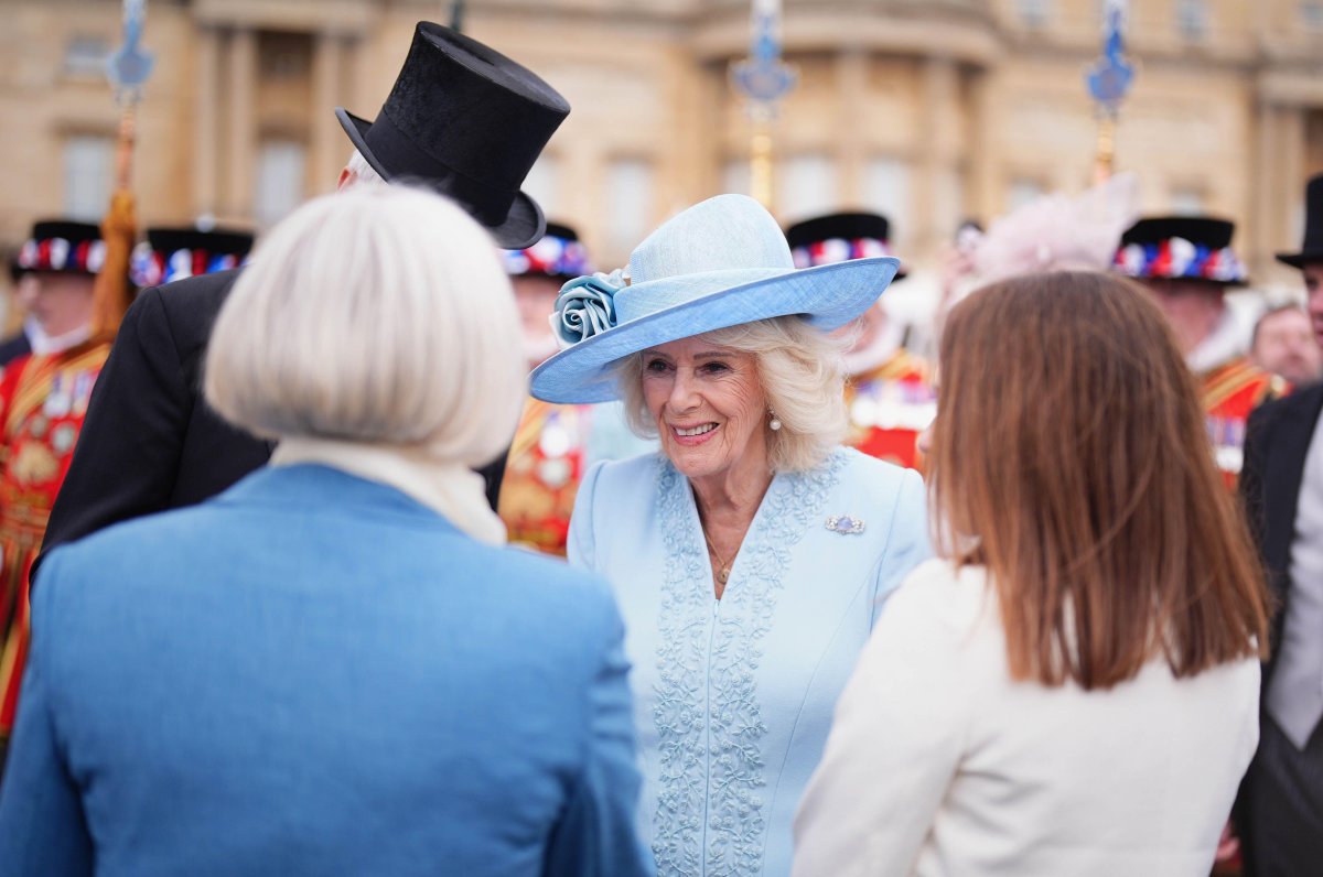 Members of the British royal family attend a garden party at Buckingham Palace on May 6, 2026 (Aaron Chown/PA Images/Alamy)