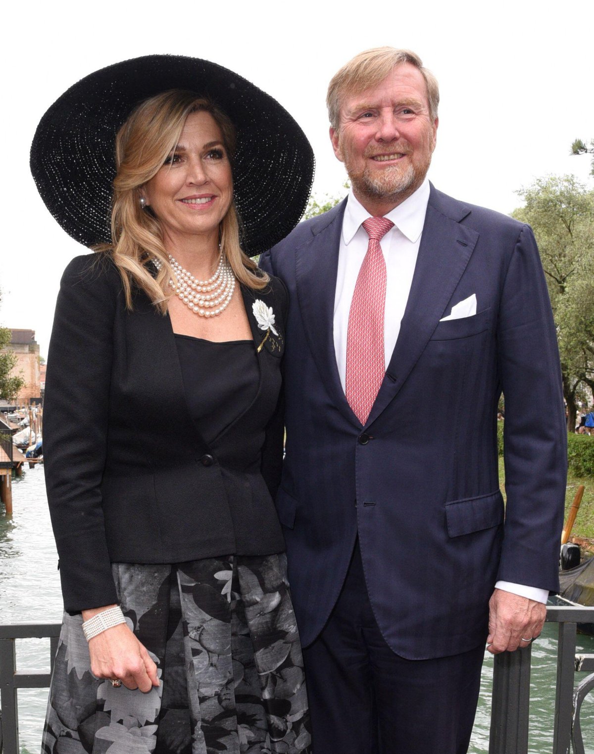 The King and Queen of the Netherlands attend La Biennale di Venezia on May 6, 2026 (IPA/Alamy)