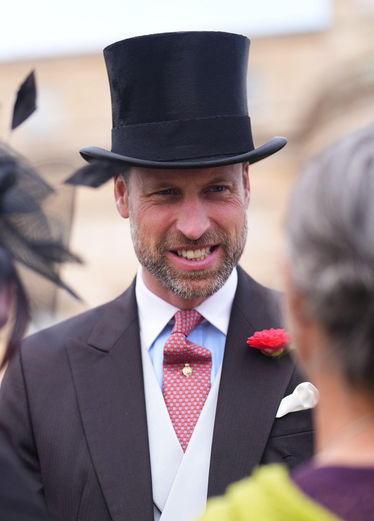 Members of the British royal family attend a garden party at Buckingham Palace on May 8, 2026 (Aaron Chown/PA Images/Alamy)