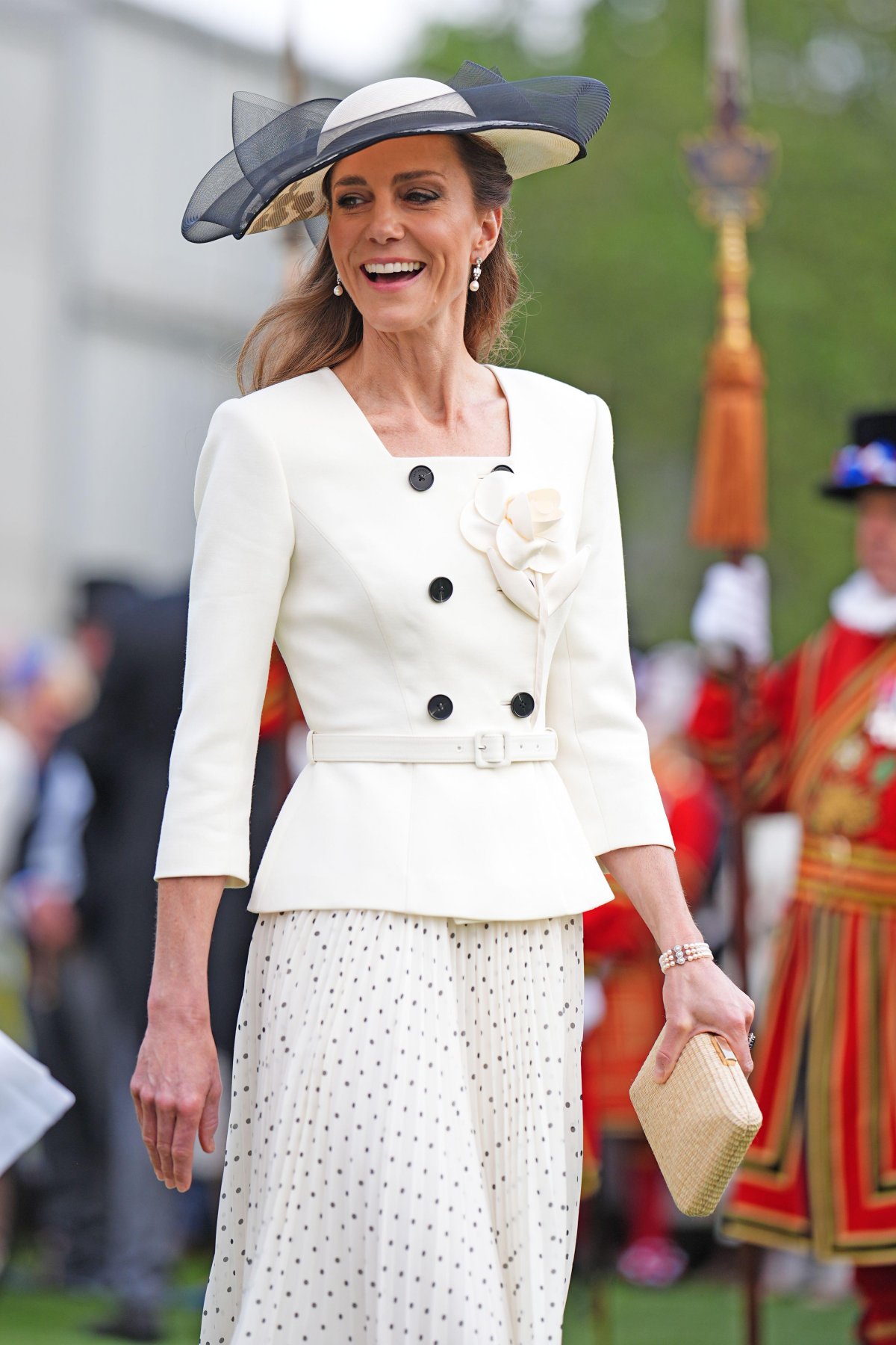 Members of the British royal family attend a garden party at Buckingham Palace on May 8, 2026 (Aaron Chown/PA Images/Alamy)