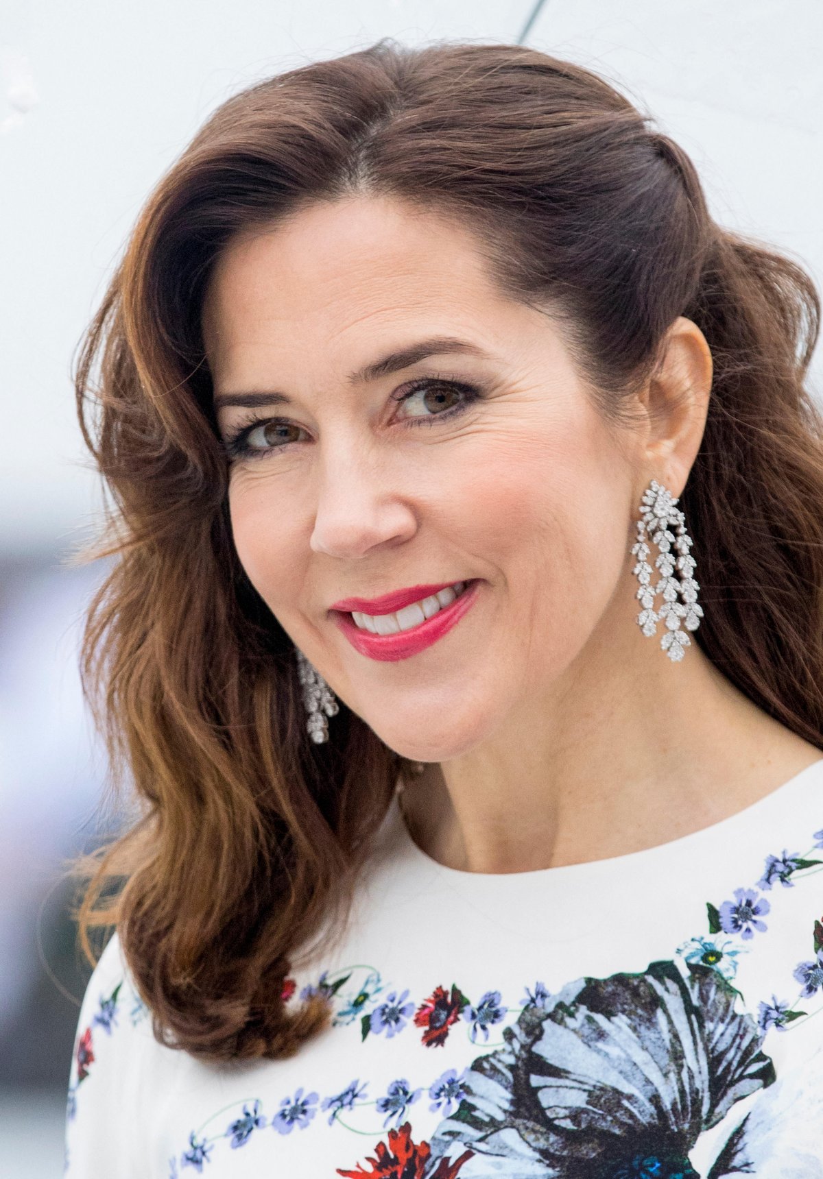 The Crown Princess of Denmark attends an 80th birthday banquet in honor of the King and Queen of Norway at the Opera House in Oslo on May 10, 2017 (Patrick van Katwijk/DPA Picture Alliance/Alamy)