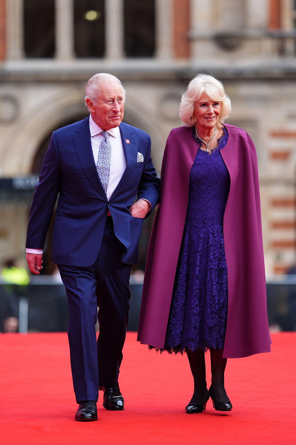 King Charles III and Queen Camilla attend the 50th anniversary celebration for the King's Trust at the Royal Albert Hall in London on May 9, 2026 (Aaron Chown/PA Images/Alamy)