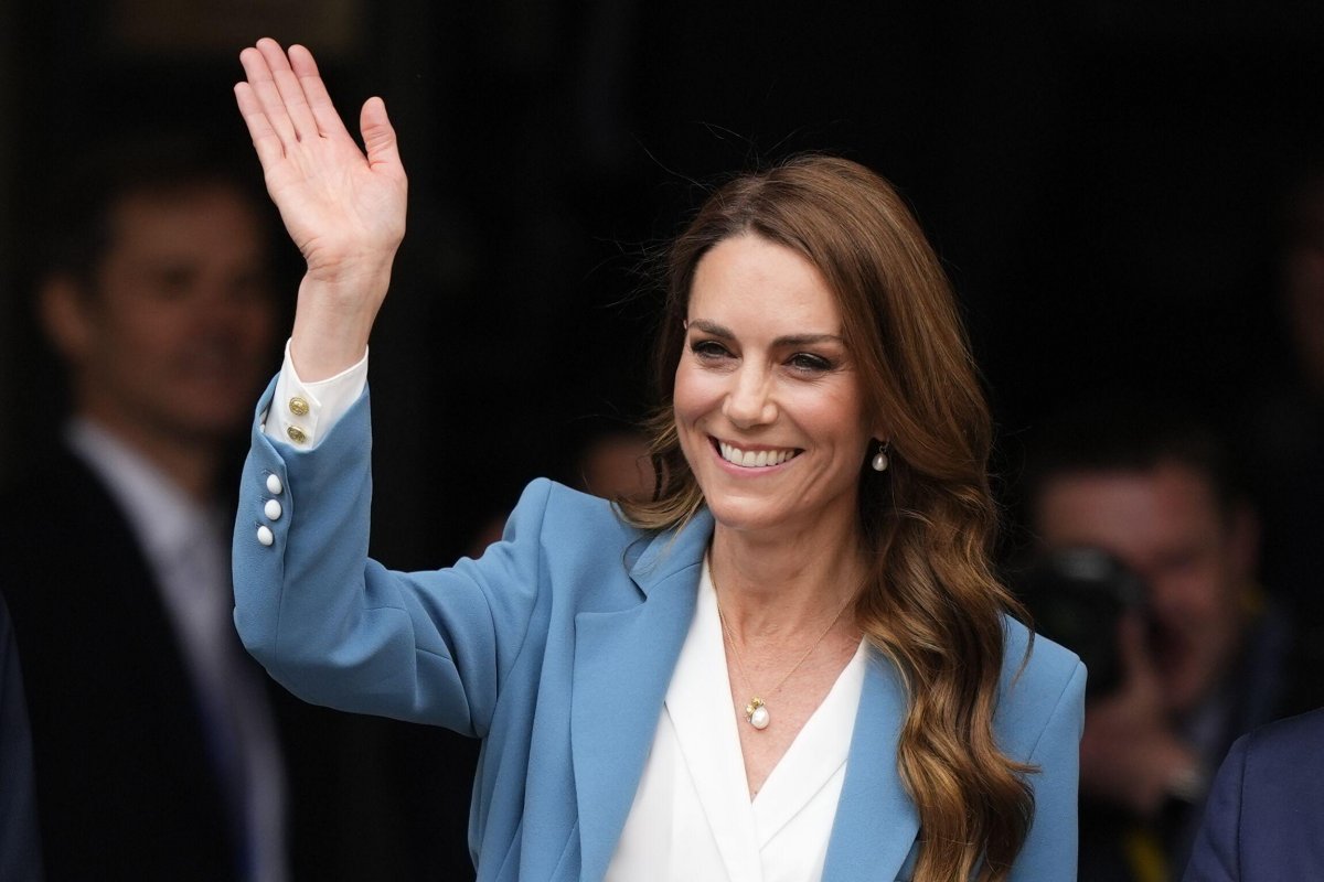 The Princess of Wales visits Reggio Emilia to learn about the area's famed educational approach as part of her work with the Royal Foundation Centre for Early Childhood on May 13, 2026 (Jordan Pettitt/PA Images/Alamy)