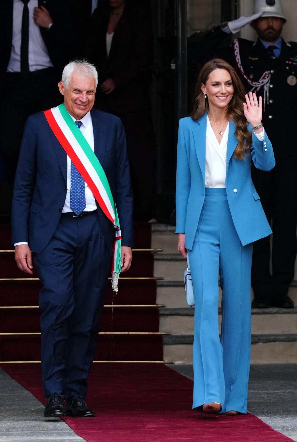 The Princess of Wales visits Reggio Emilia to learn about the area's famed educational approach as part of her work with the Royal Foundation Centre for Early Childhood on May 13, 2026 (Claudio Furlan/LaPresse/Alamy)