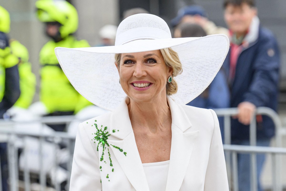 The Queen of the Netherlands opens the State of Fashion Biennial in Arnhem on May 13, 2026 (Patrick van Emst/NLBeeld/Alamy)