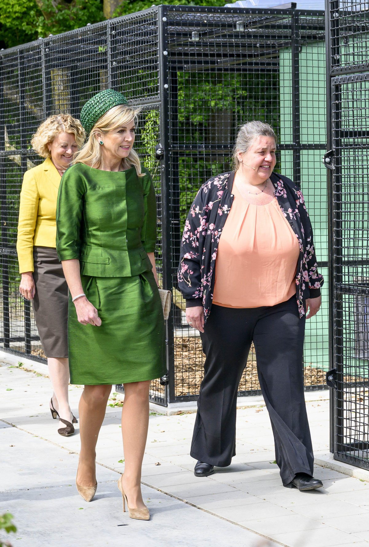 The Queen of the Netherlands opens the new Mammal Building at Stichting AAP in Almere on May 12, 2026 (Patrick van Emst/NLBeeld/Alamy)