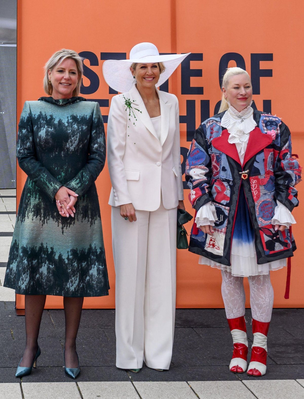 The Queen of the Netherlands opens the State of Fashion Biennial in Arnhem on May 13, 2026 (Patrick van Emst/NLBeeld/Alamy)