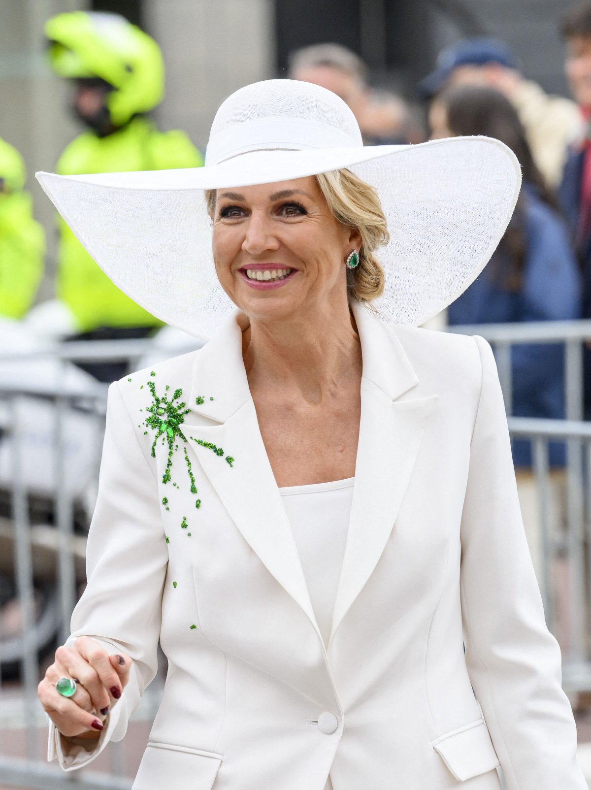 The Queen of the Netherlands opens the State of Fashion Biennial in Arnhem on May 13, 2026 (Patrick van Emst/NLBeeld/Alamy)