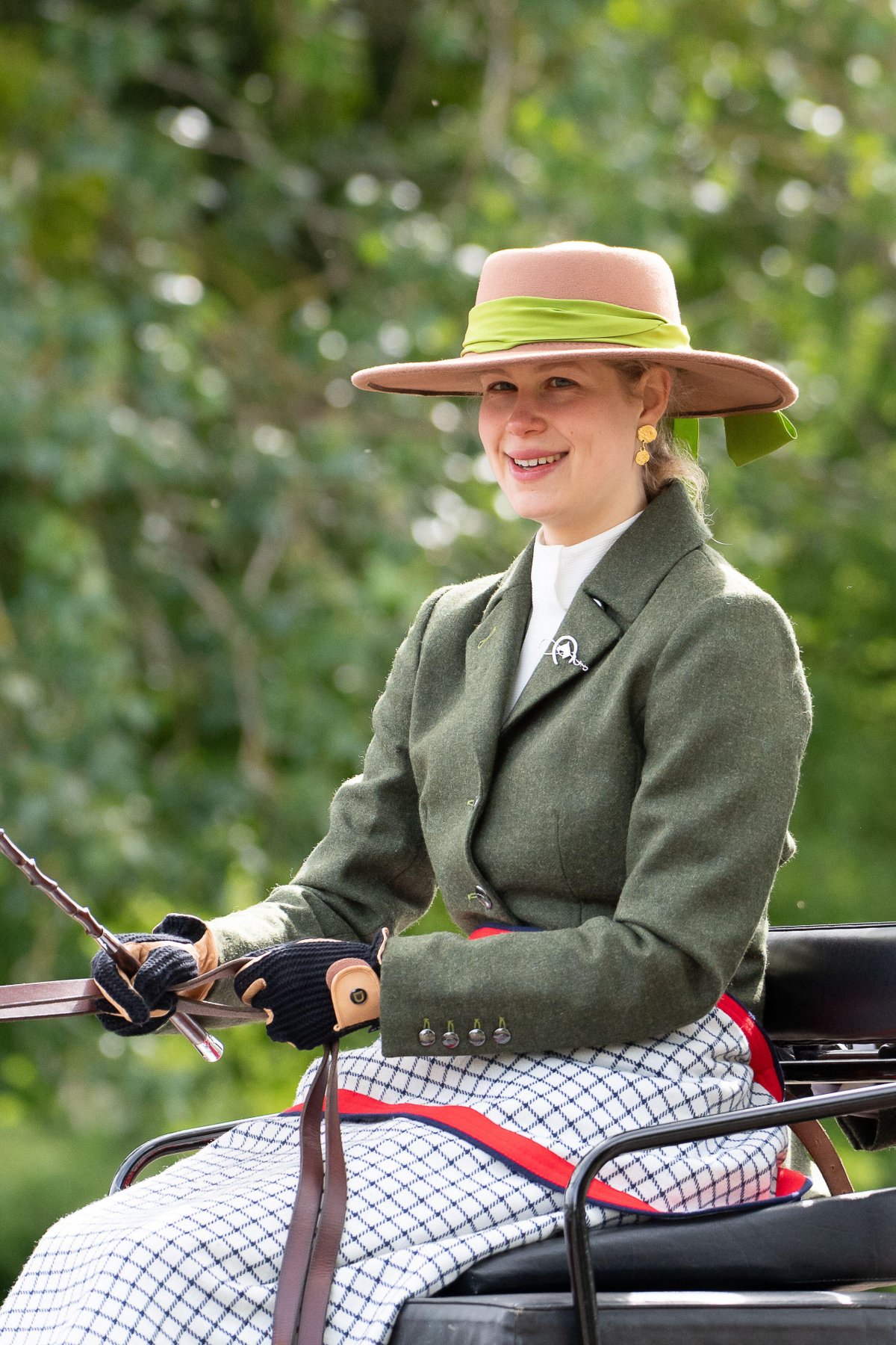 Lady Louise Windsor takes part in the Pol Roger Meet of the British Driving Society at the Royal Windsor Horse Show on May 17, 2026 (Maureen McLean/Alamy)