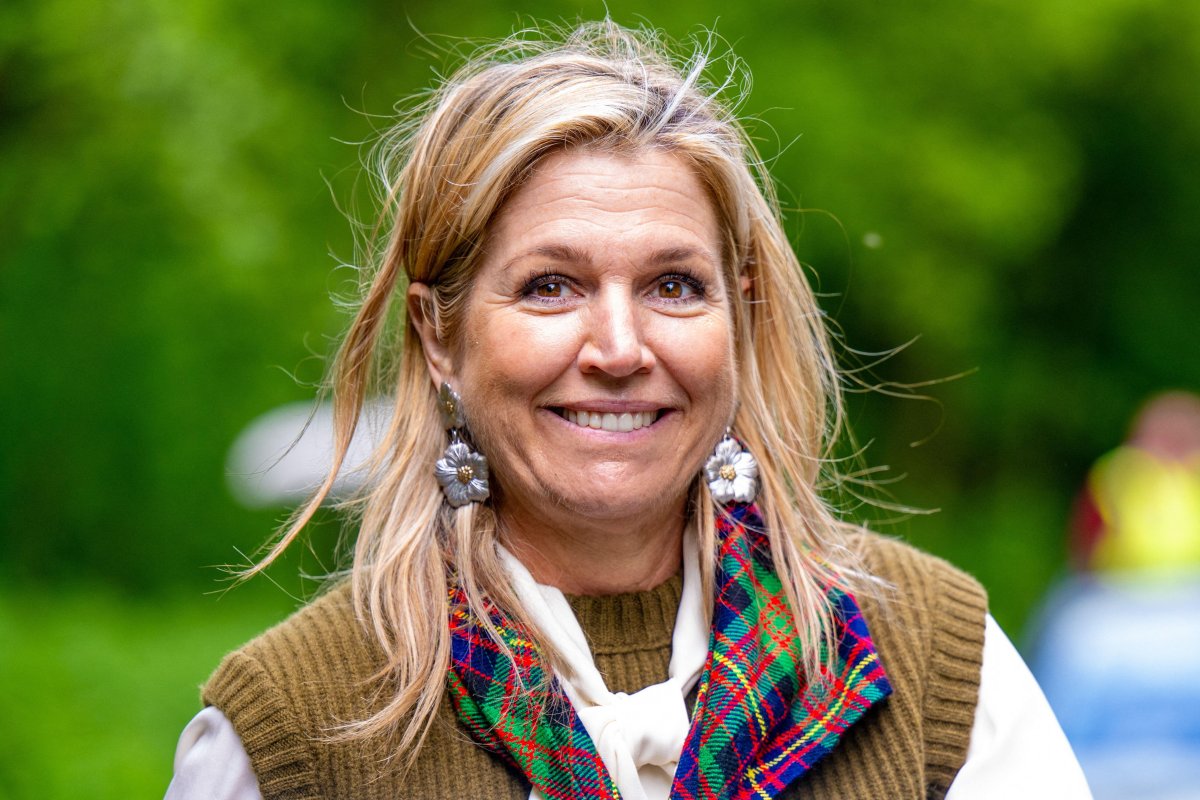 The Queen of the Netherlands visits Scouting Netherlands in Zeewolde on May 20, 2026 (Patrick van Emst/NLBeeld/Alamy)