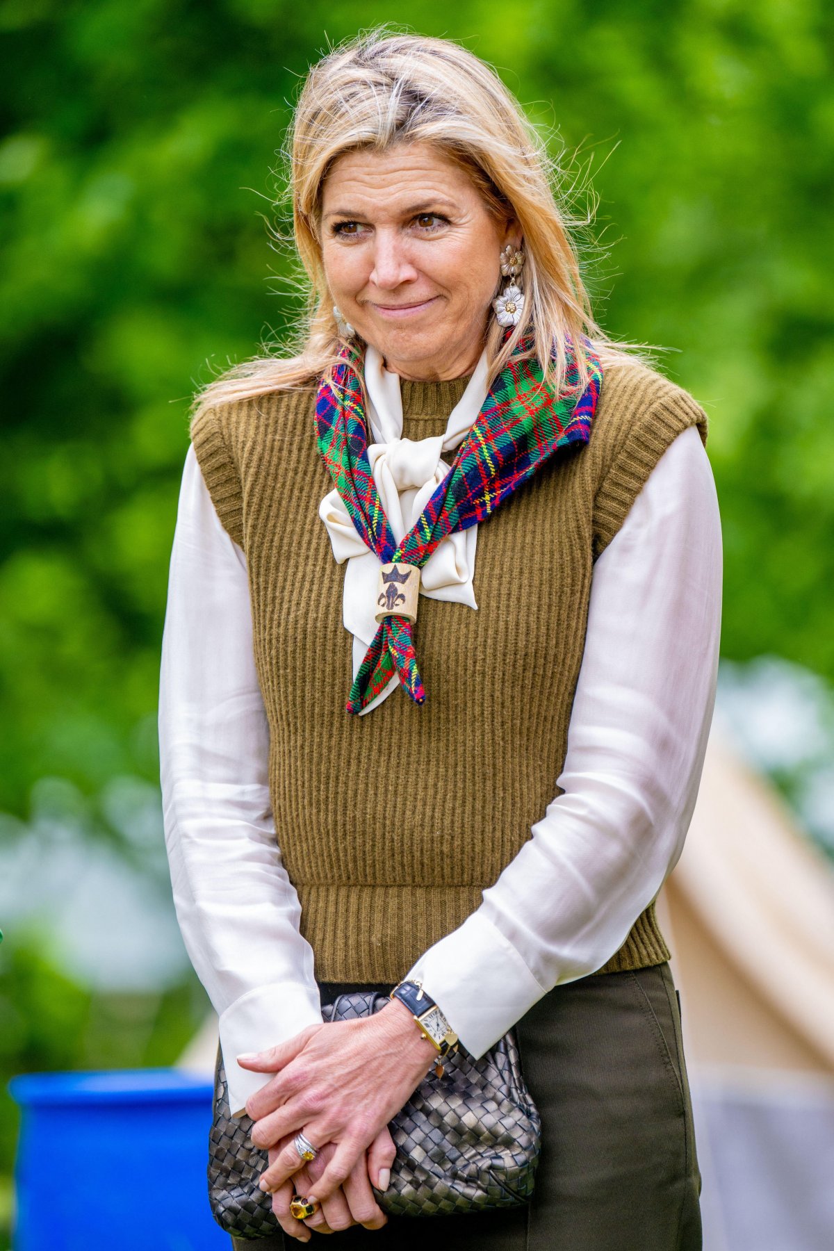 The Queen of the Netherlands visits Scouting Netherlands in Zeewolde on May 20, 2026 (Patrick van Emst/NLBeeld/Alamy)