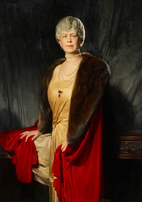 David Jagger's portrait of Queen Mary, 1931 (Bethlem Museum of the Mind)