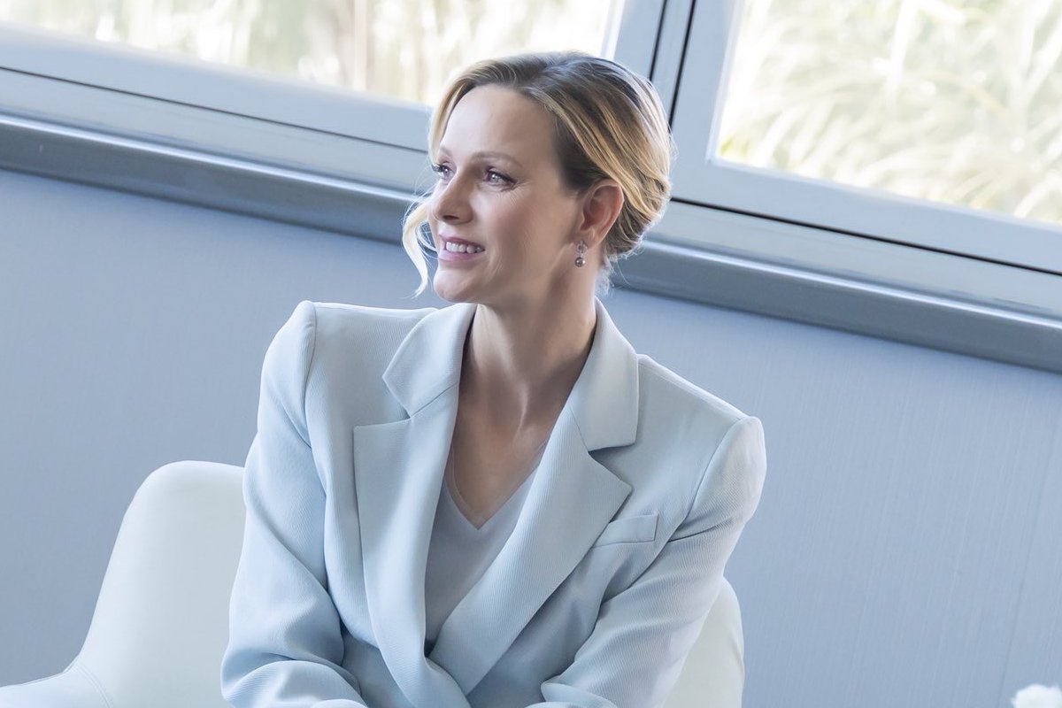 The Princess of Monaco attends the Women@APCE group working breakfast of the Parliamentary Assembly of the Council of Europe on May 22, 2026 (Frédéric Nebinger/Palais Princier de Monaco)