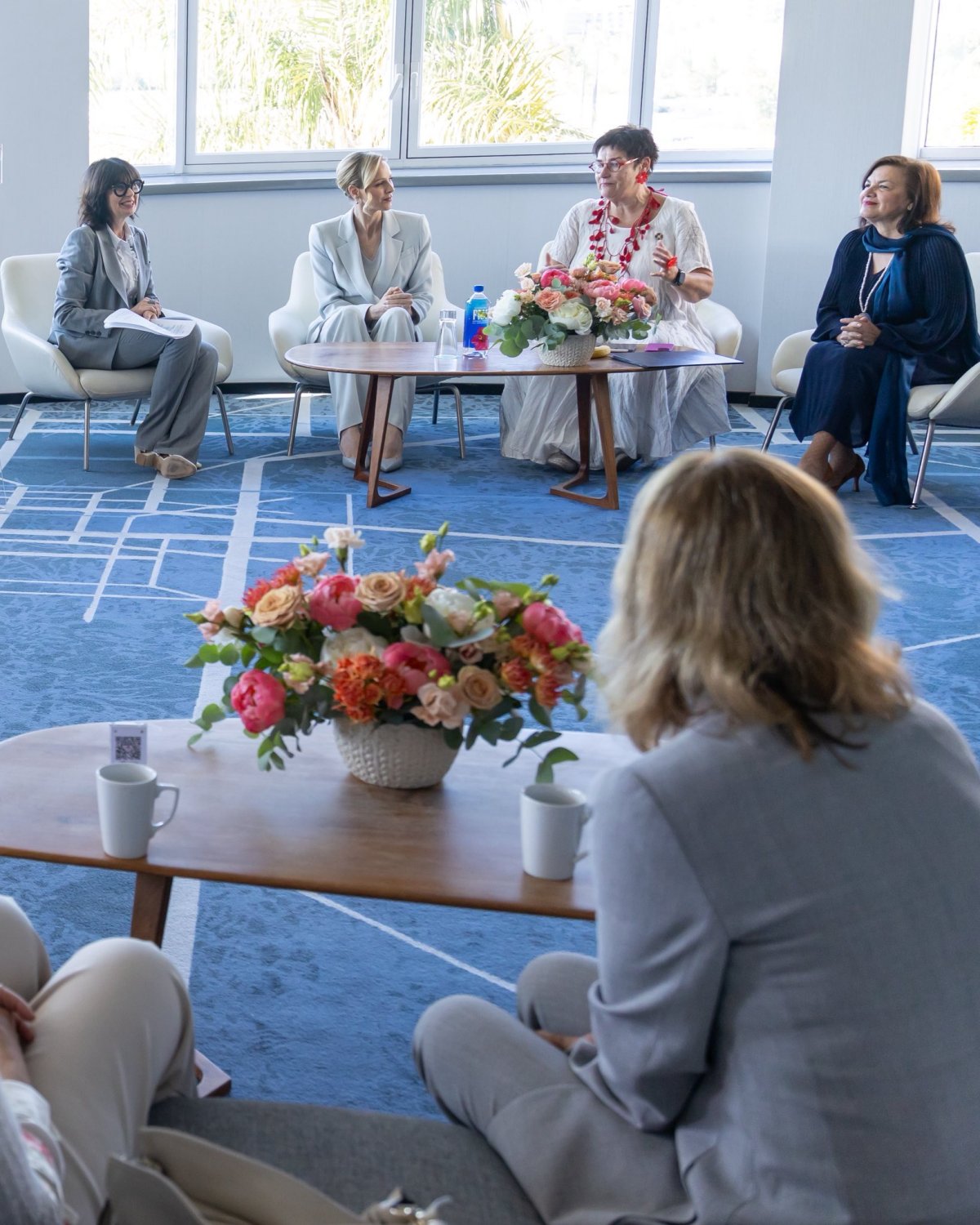 The Princess of Monaco attends the Women@APCE group working breakfast of the Parliamentary Assembly of the Council of Europe on May 22, 2026 (Frédéric Nebinger/Palais Princier de Monaco)